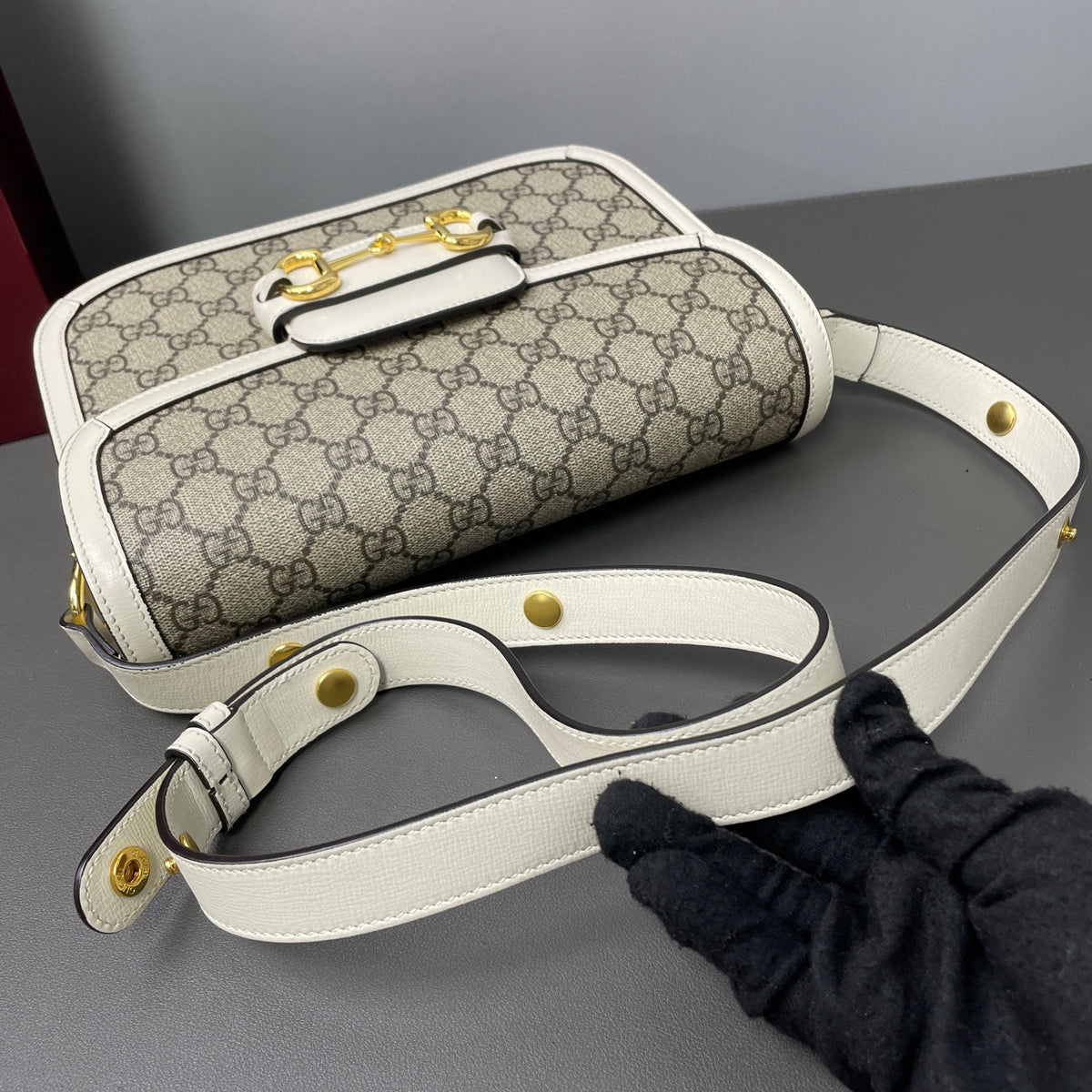 Gucci - Horsebit 1955 Medium - Cloth - Beige - (medium)