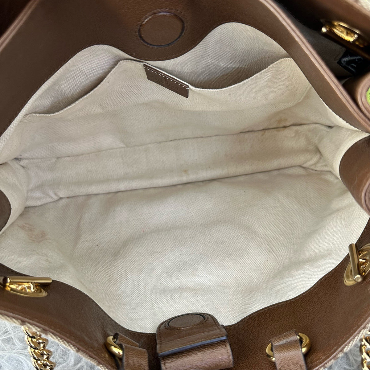 Gucci - Horsebit 1955 Medium - Cloth - Beige - (medium)