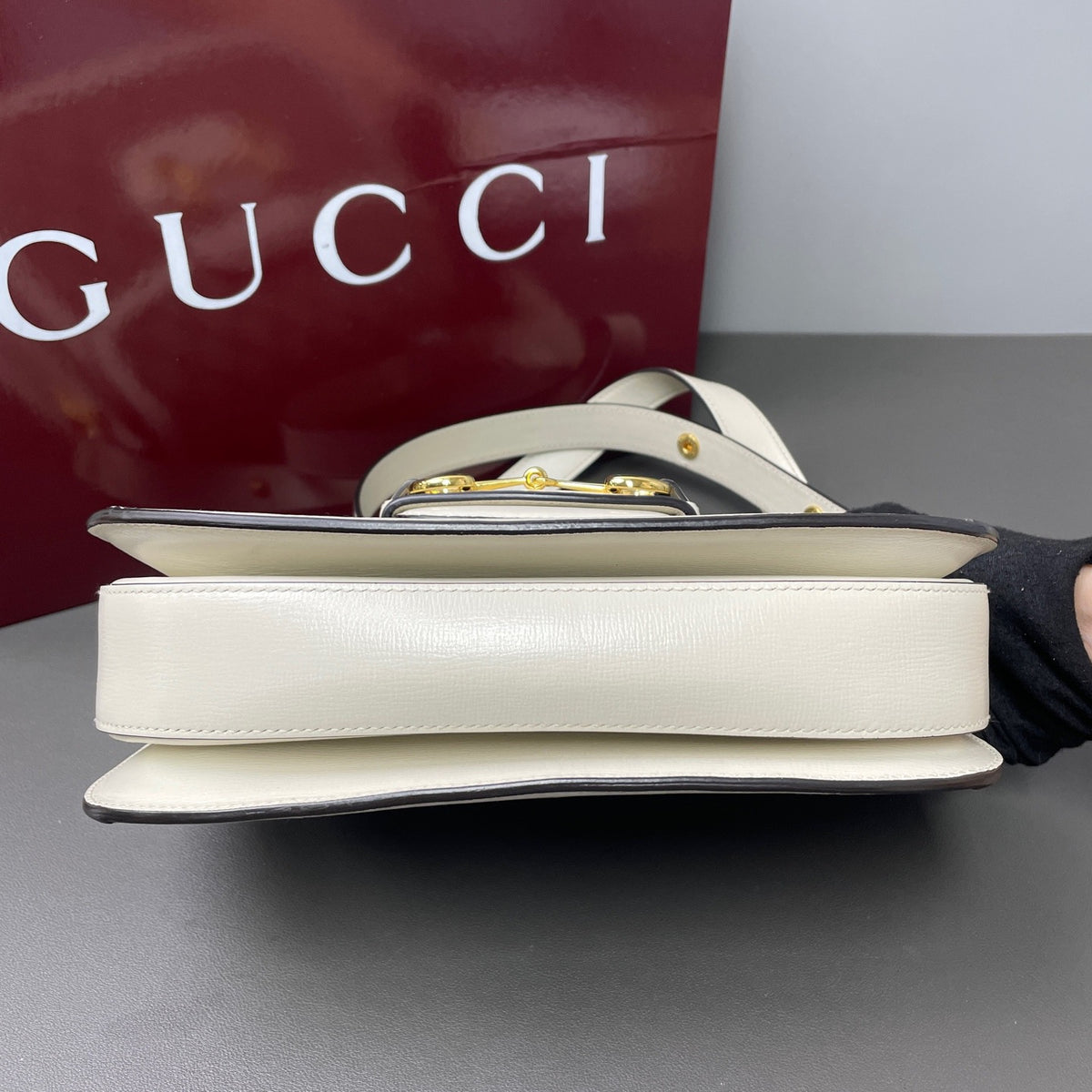 Gucci - Horsebit 1955 Medium - Cloth - Beige - (medium)