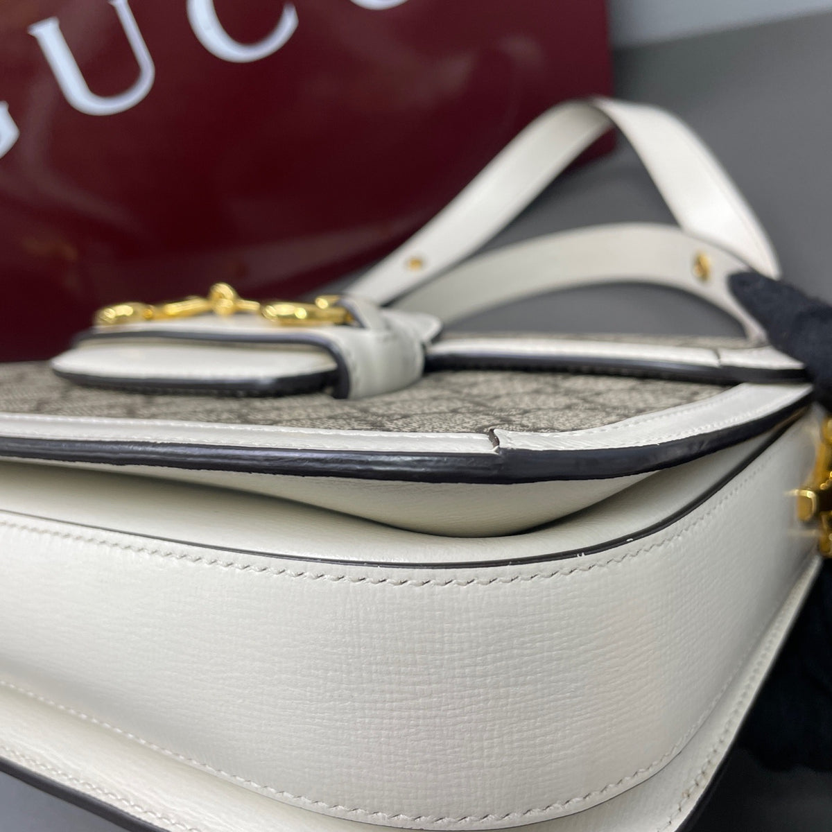 Gucci - Horsebit 1955 Medium - Cloth - Beige - (medium)