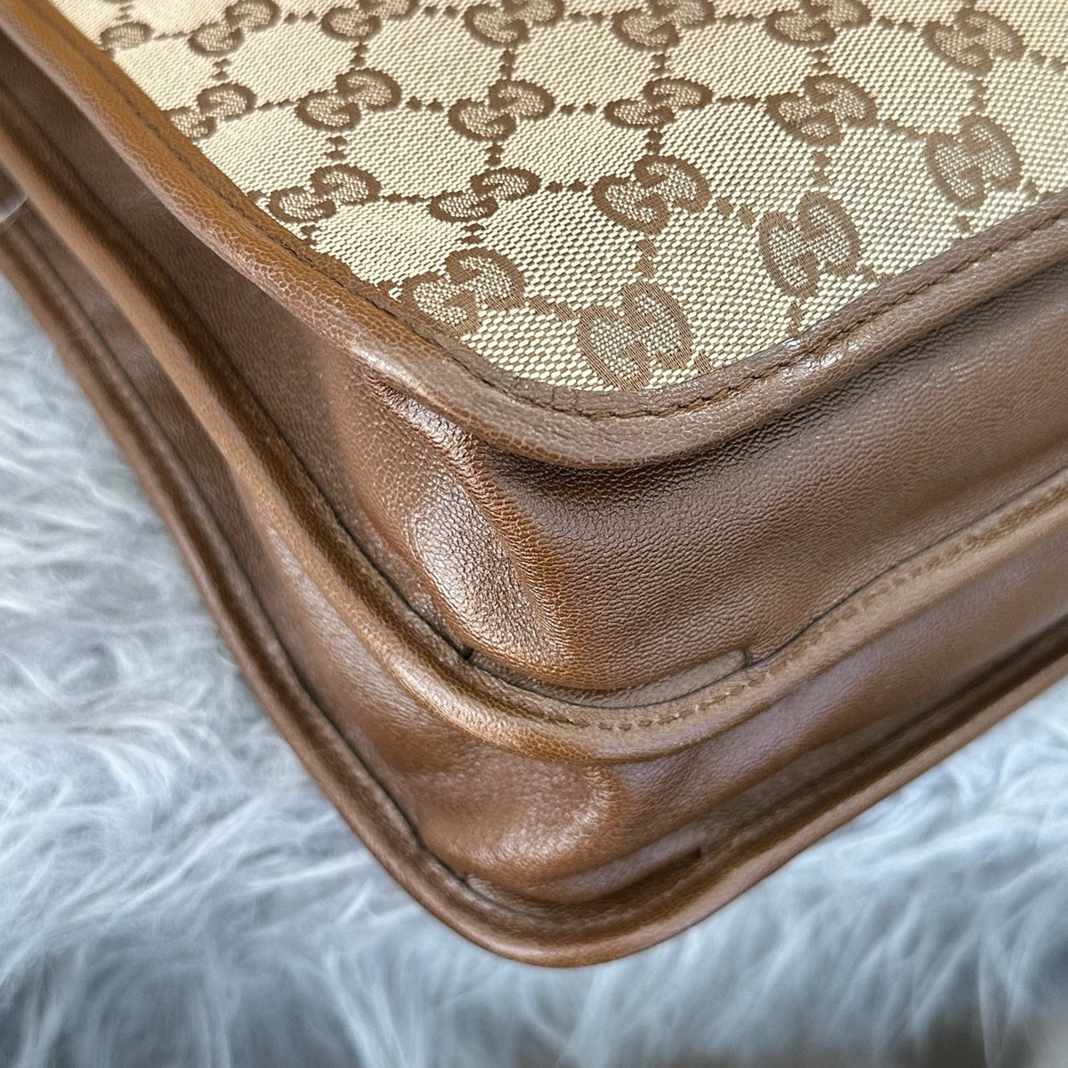 Gucci - Horsebit 1955 Medium - Cloth - Beige - (medium)
