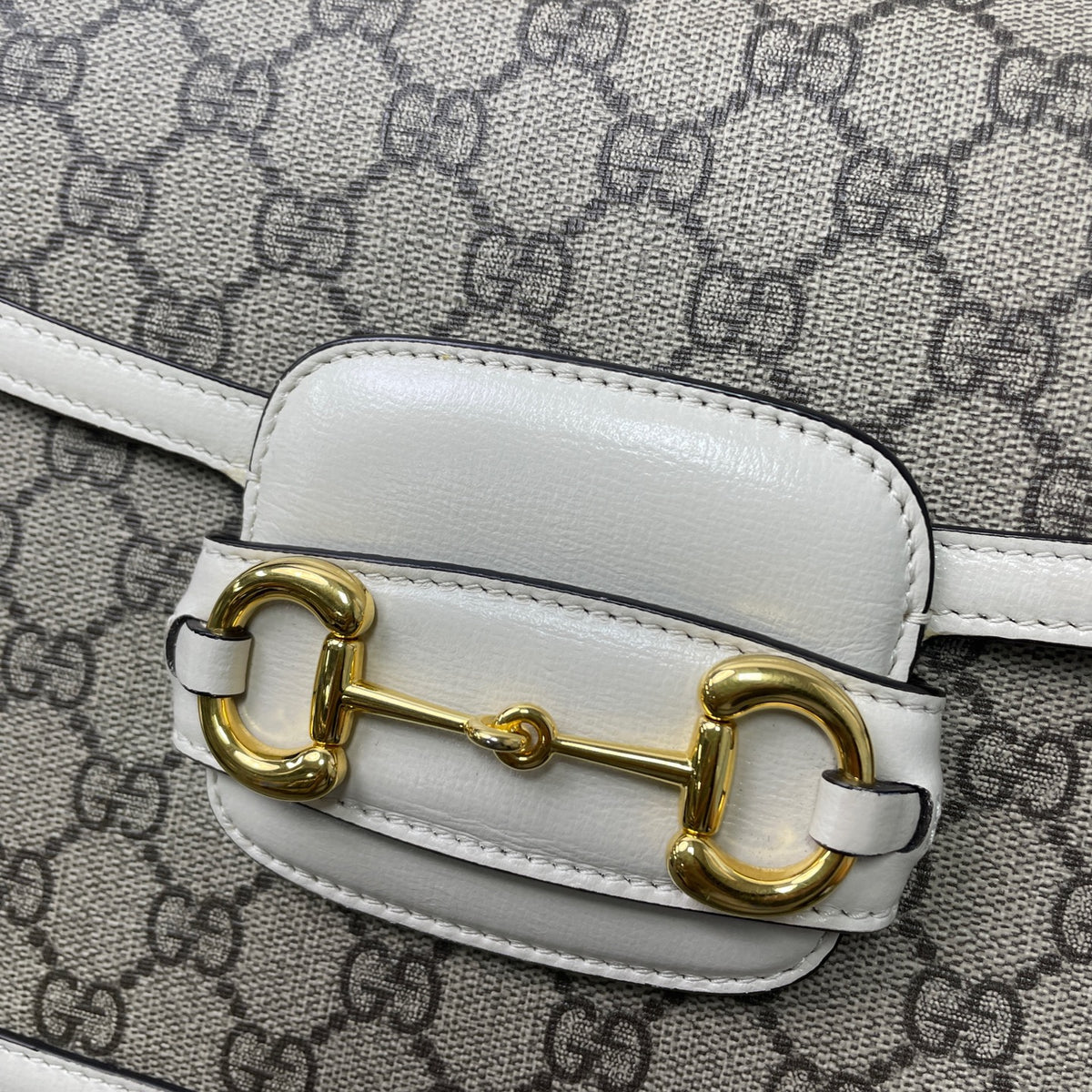 Gucci - Horsebit 1955 Medium - Cloth - Beige - (medium)