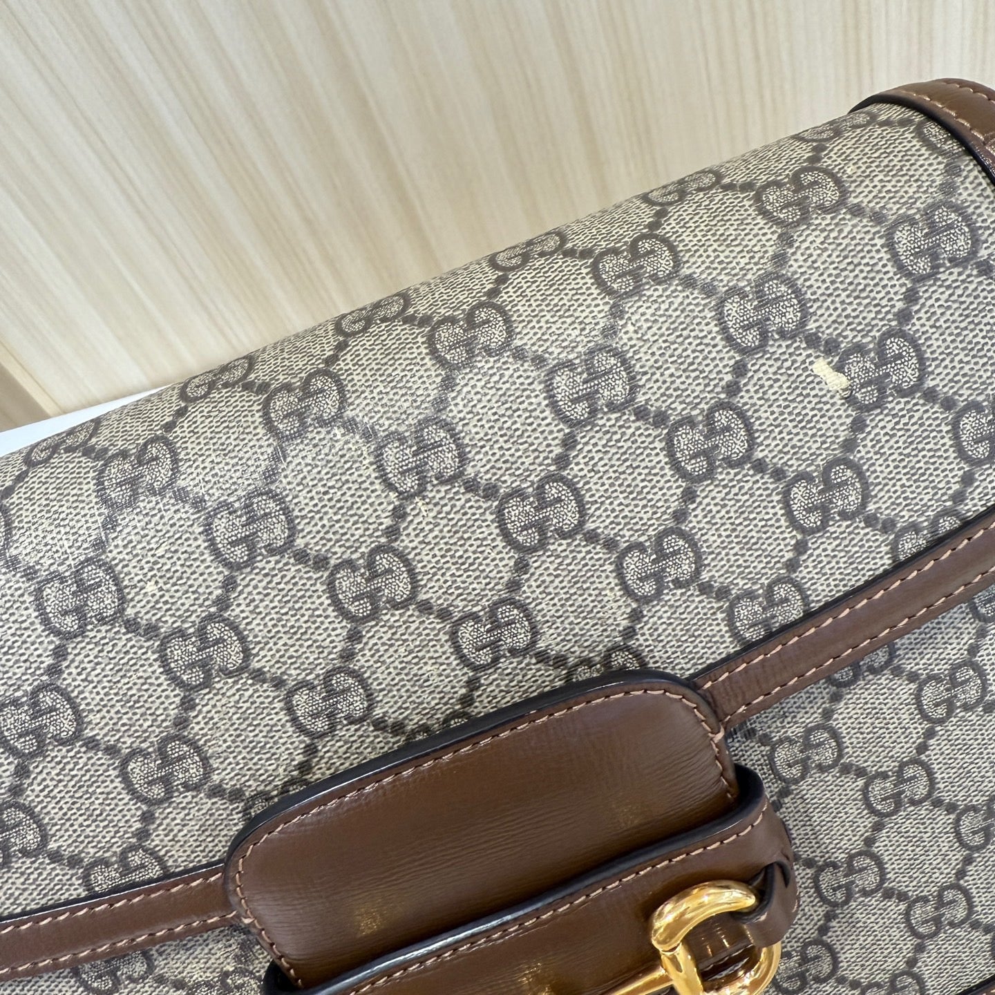 Gucci - Horsebit 1955 Medium Saddle Bag - Leather - Brown - (medium)