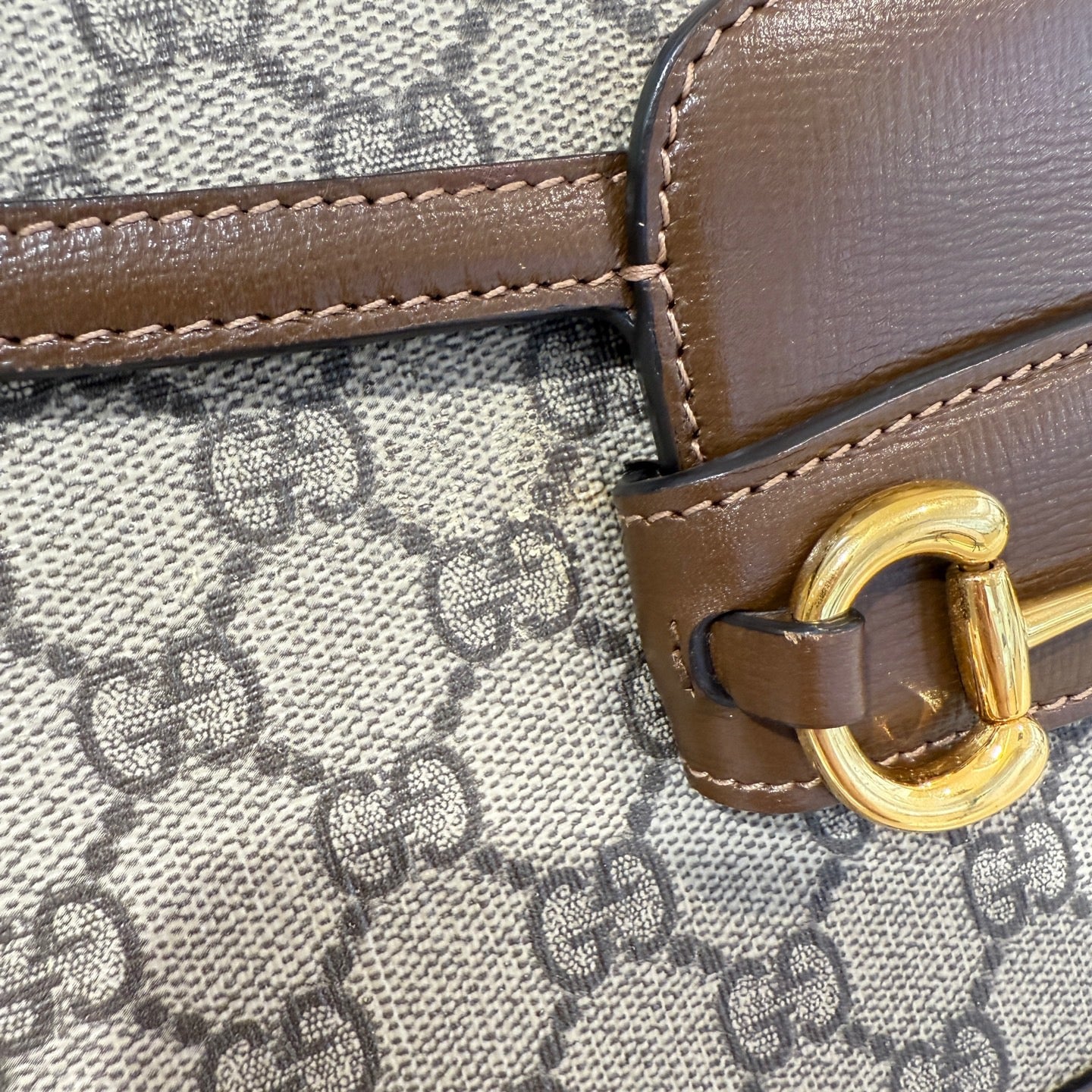 Gucci - Horsebit 1955 Medium Saddle Bag - Leather - Brown - (medium)