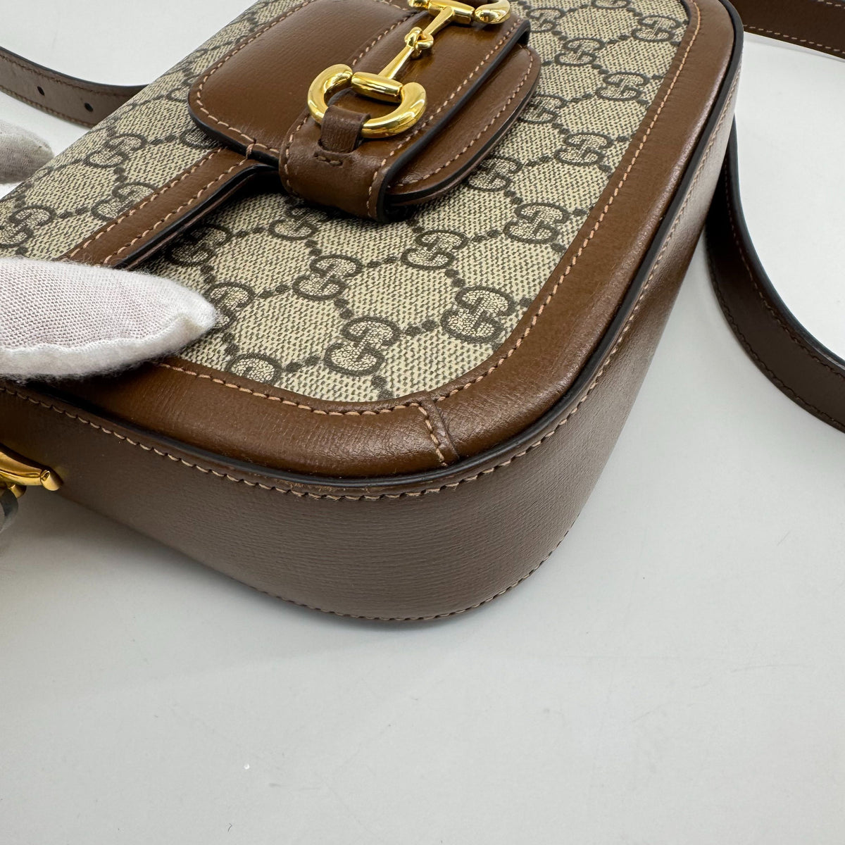 Gucci - Horsebit 1955 Mini Bag - Synthetic - Brown - (mini)