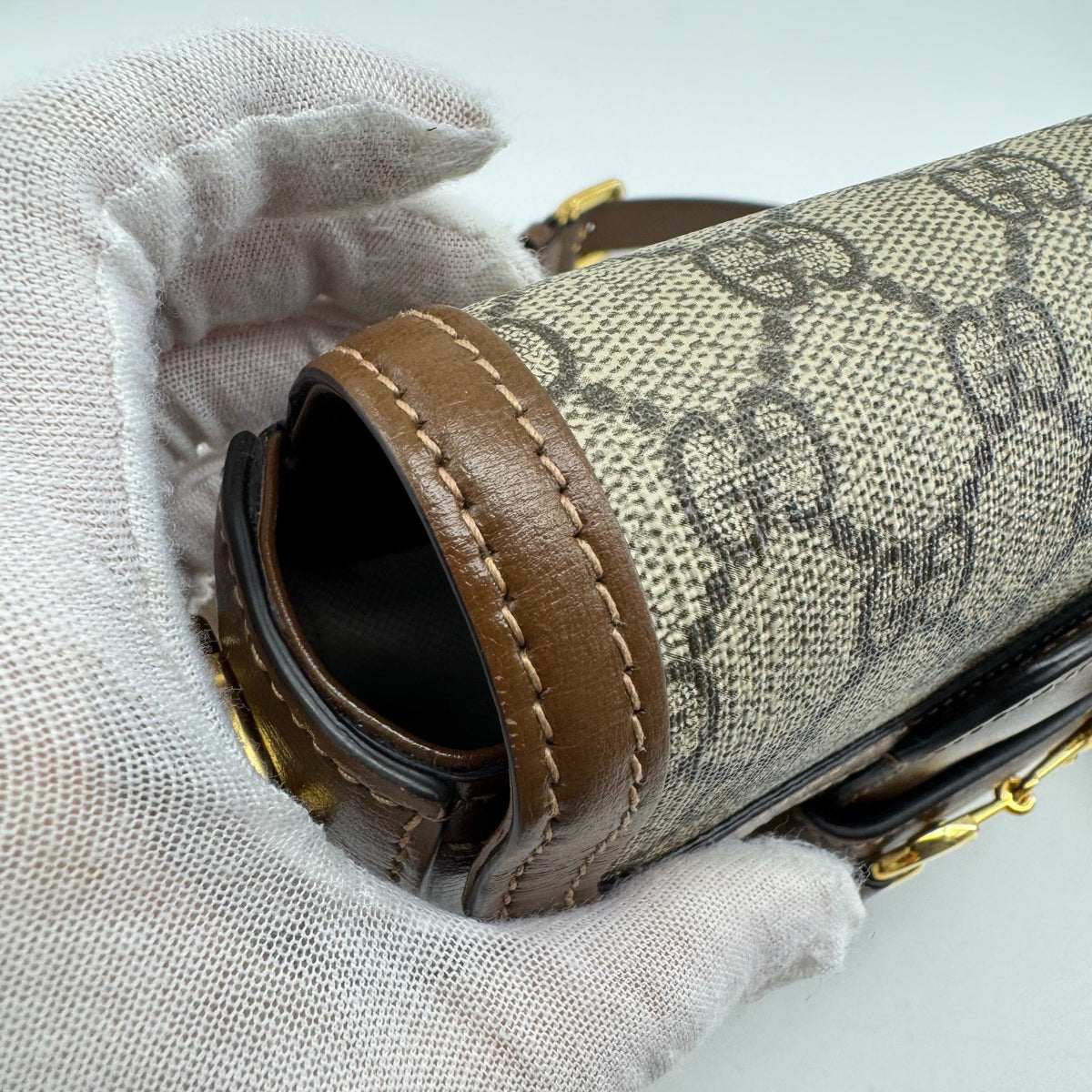 Gucci - Horsebit 1955 Mini Bag - Synthetic - Brown - (mini)