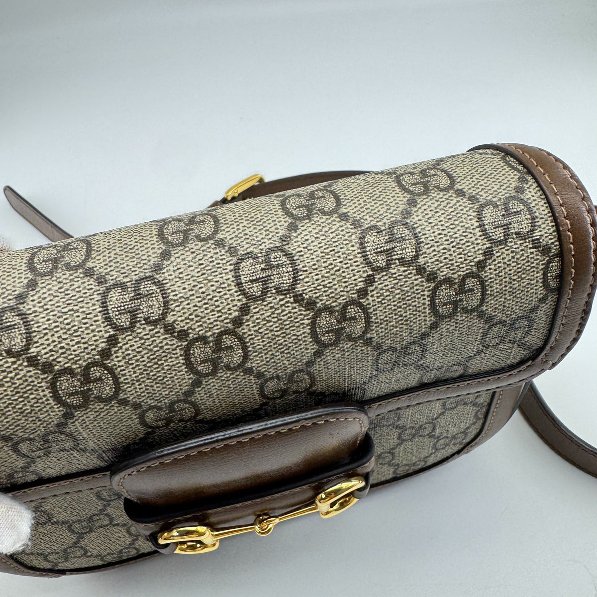 Gucci - Horsebit 1955 Mini Bag - Synthetic - Brown - (mini)