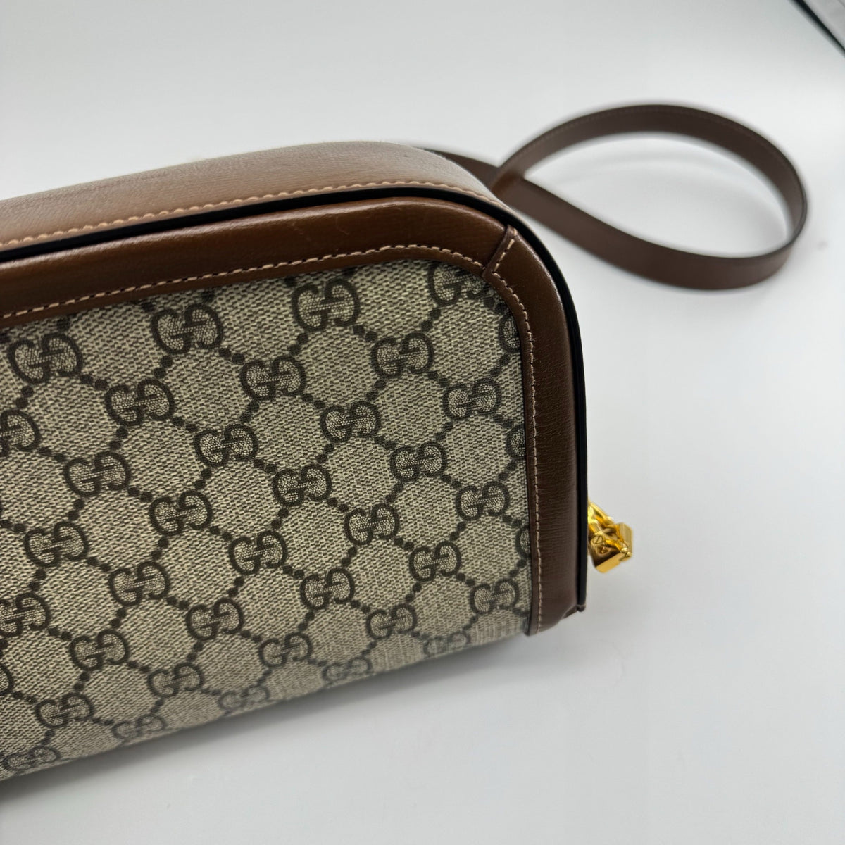 Gucci - Horsebit 1955 Mini Bag - Synthetic - Brown - (mini)
