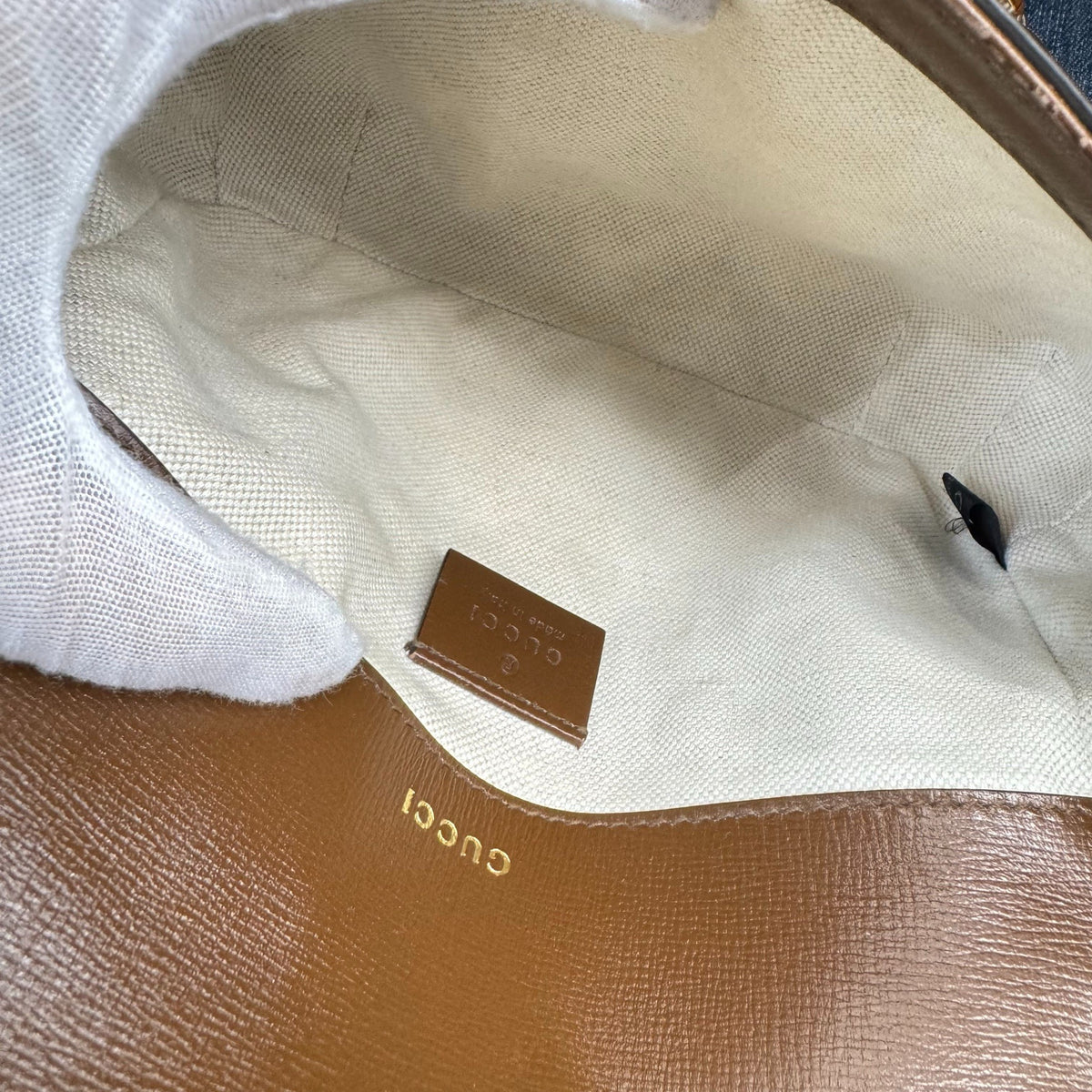 Gucci - Horsebit 1955 Mini Bag - Synthetic - Brown - (mini)