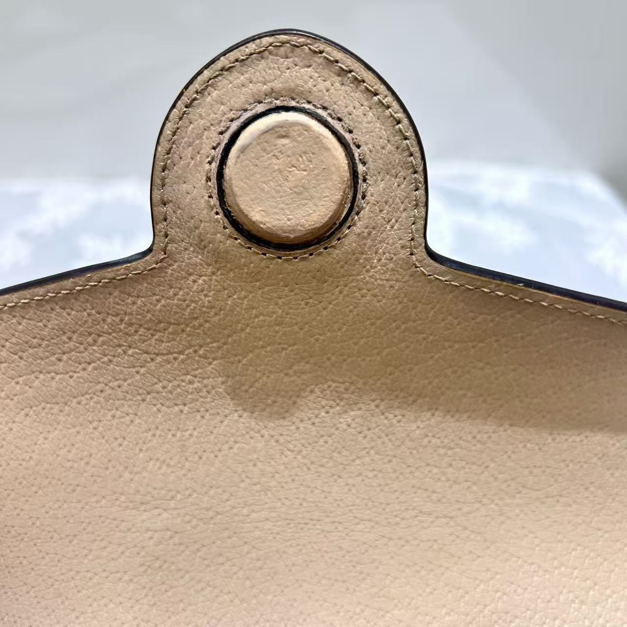Gucci - Horsebit 1955 Phone Bag - GG Supreme canvas with leather trim - Beige and Tan - (mini)