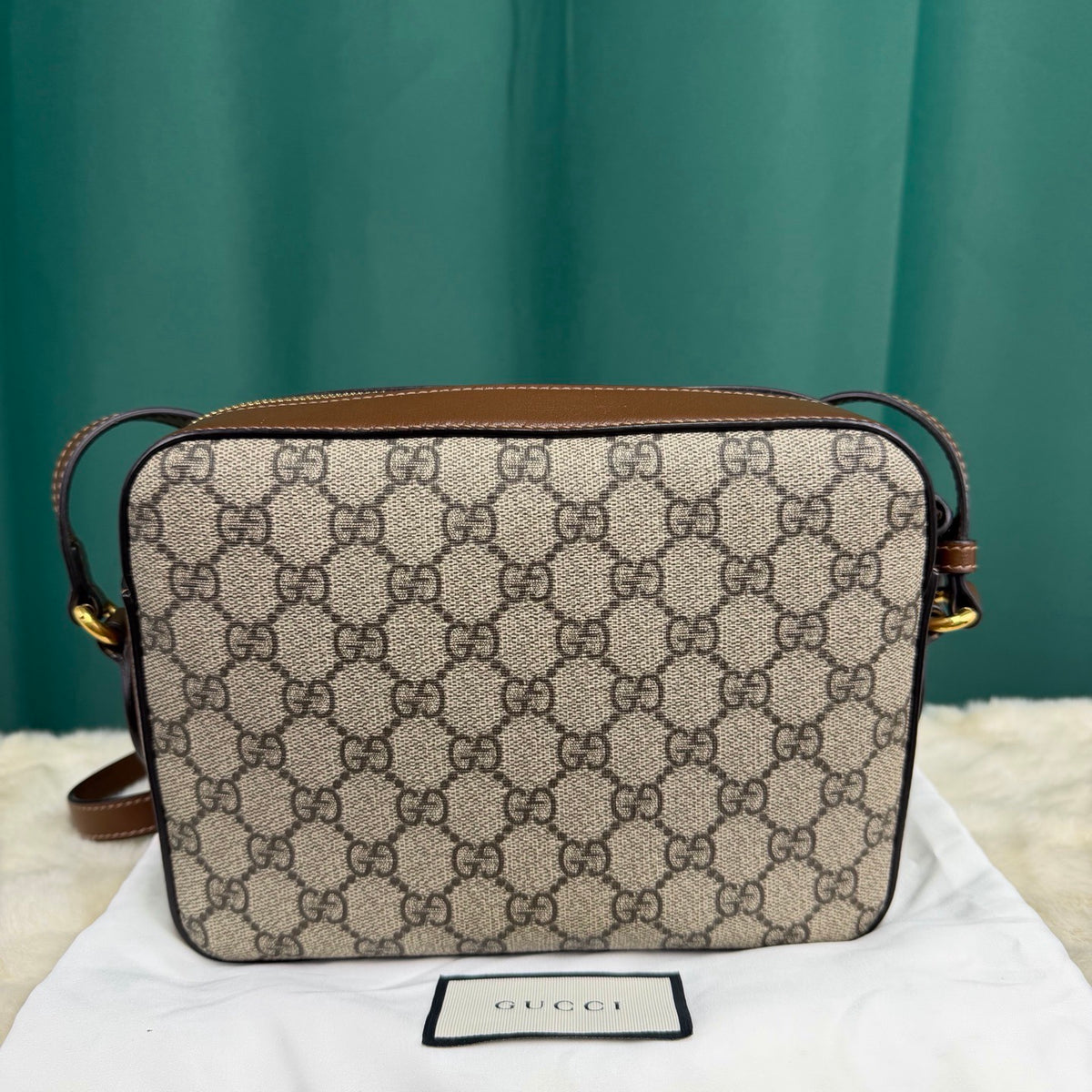 Gucci - Horsebit 1955 Small - Cloth - Brown - (small)