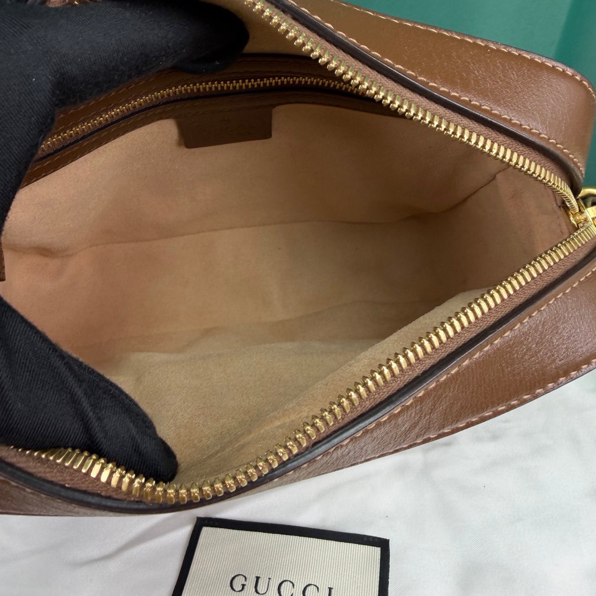 Gucci - Horsebit 1955 Small - Cloth - Brown - (small)