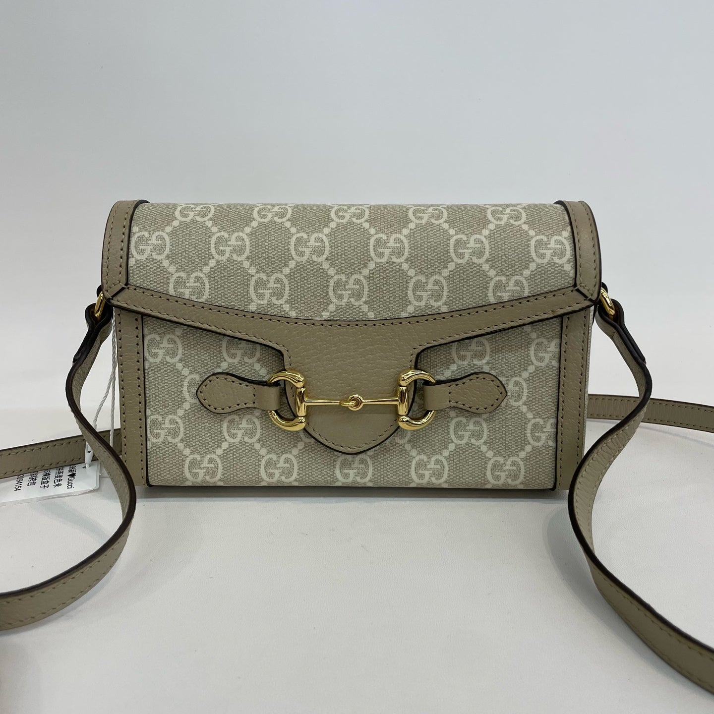 Gucci - Horsebit 1955 - Synthetic - Beige - (mini)