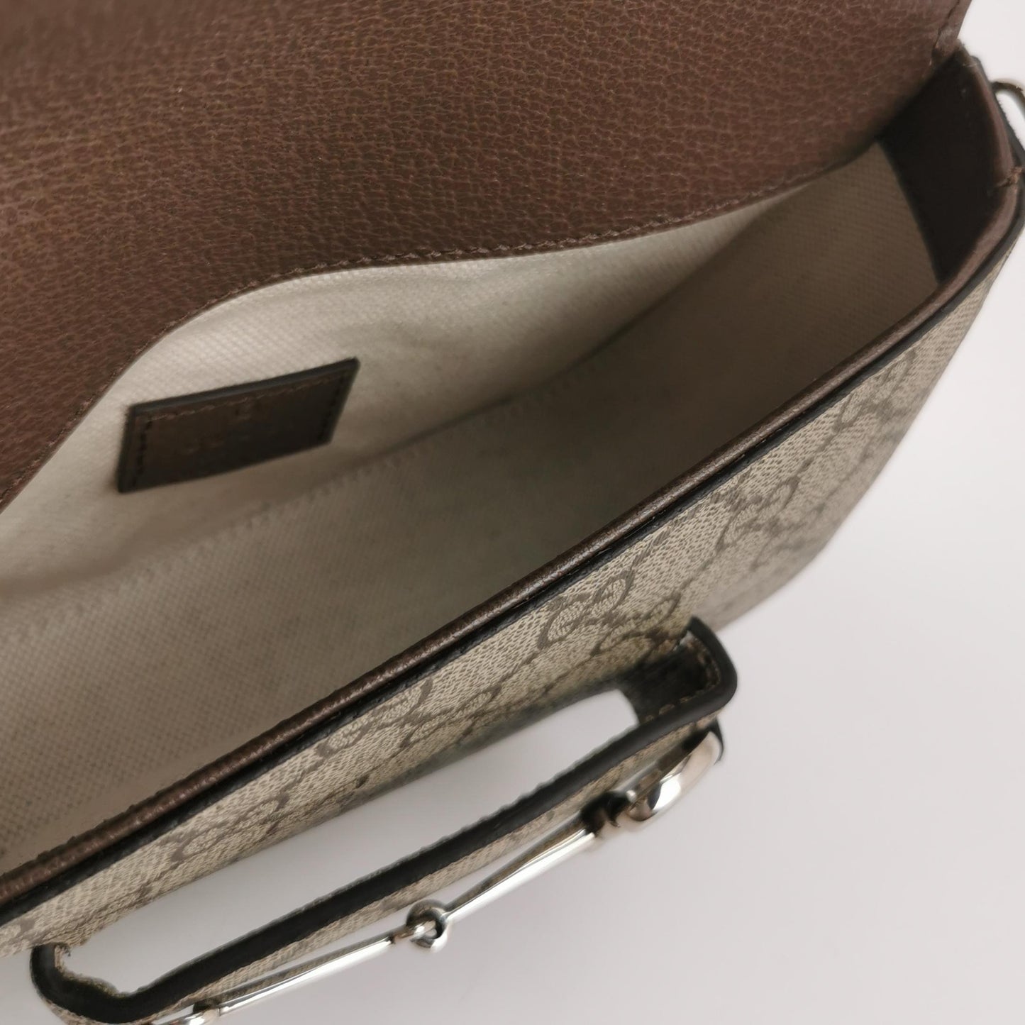 Gucci - Horsebit 1955 - Synthetic - Beige - (mini)