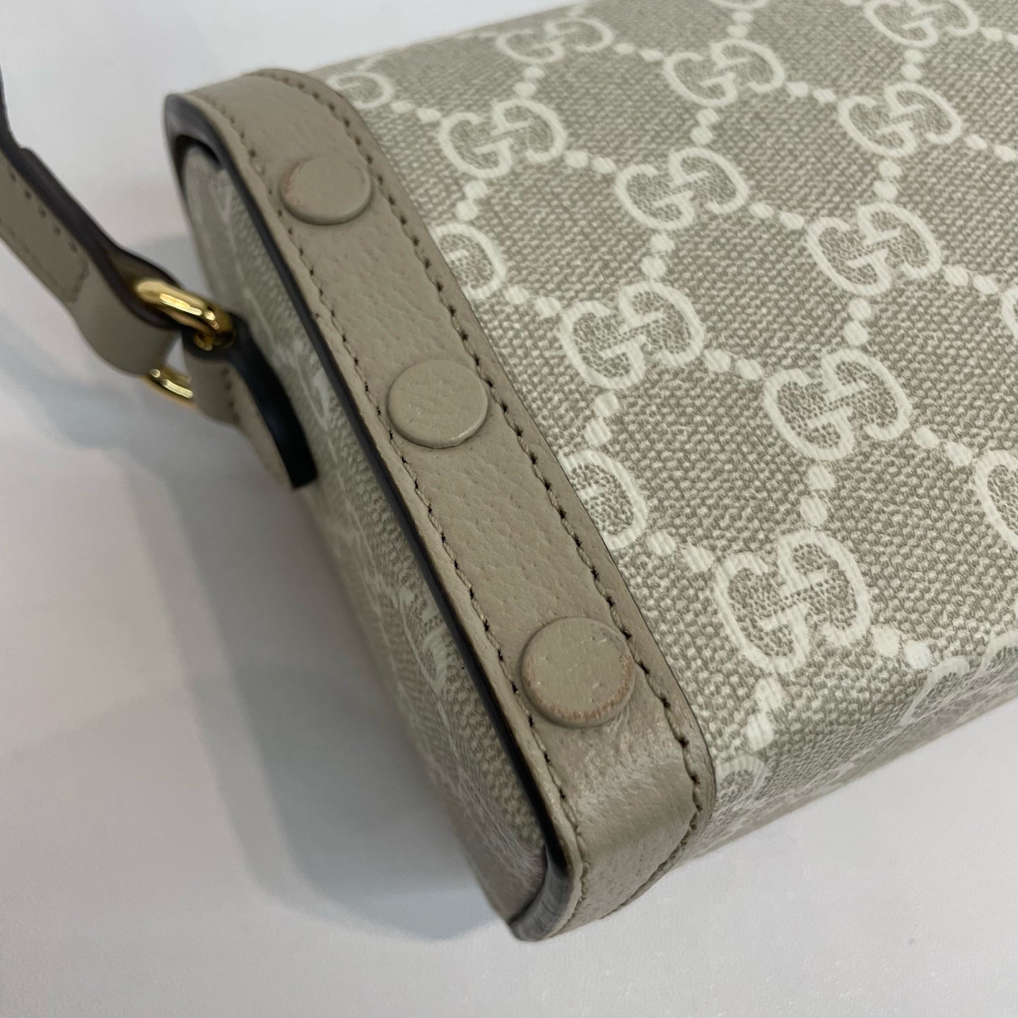 Gucci - Horsebit 1955 - Synthetic - Beige - (mini)