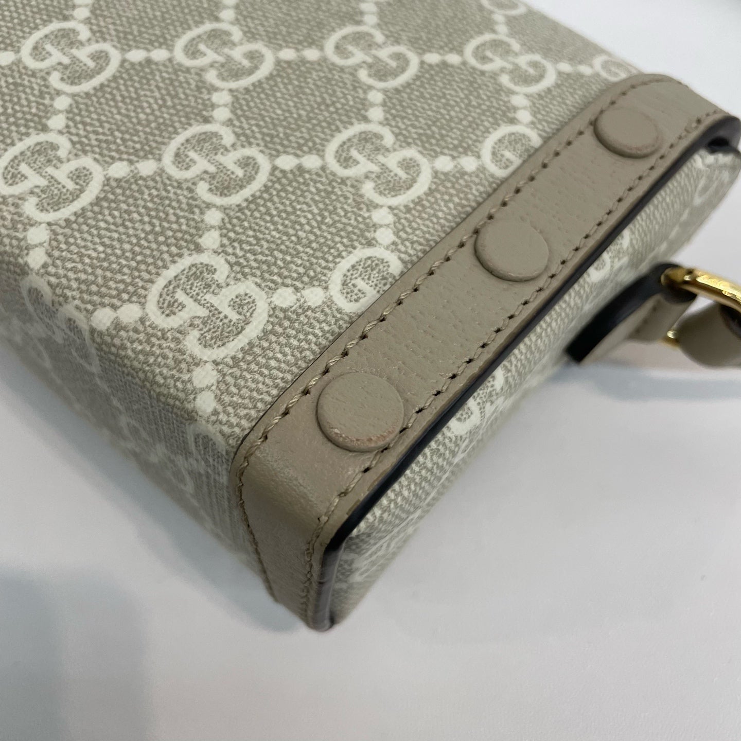 Gucci - Horsebit 1955 - Synthetic - Beige - (mini)