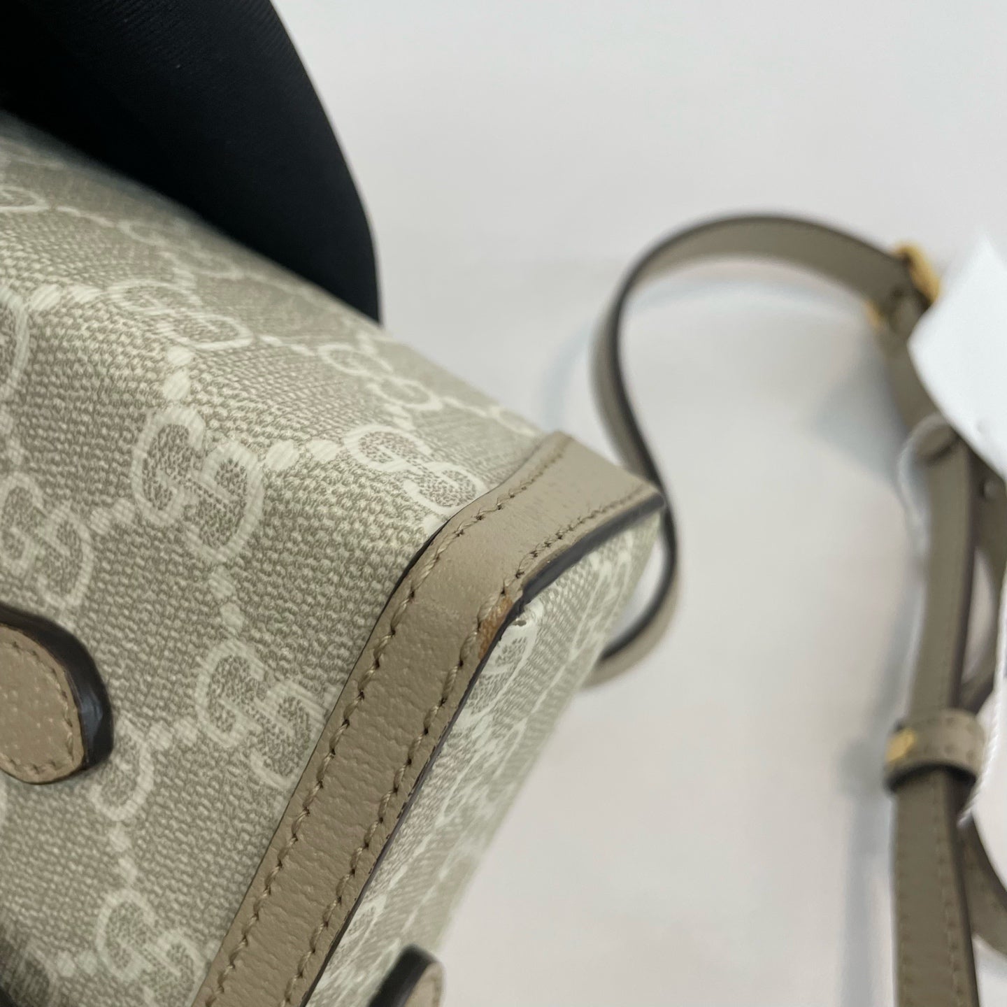 Gucci - Horsebit 1955 - Synthetic - Beige - (mini)