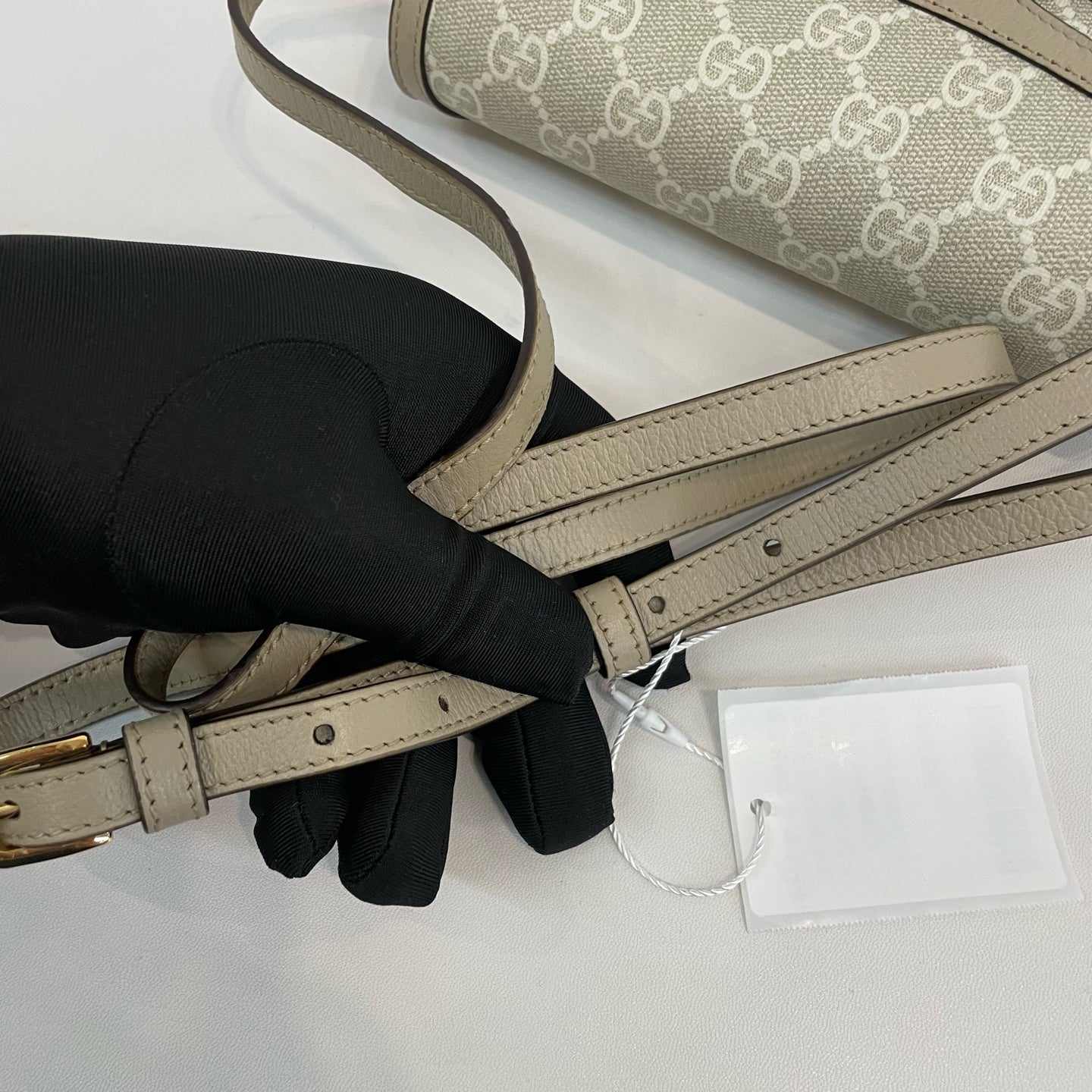 Gucci - Horsebit 1955 - Synthetic - Beige - (mini)