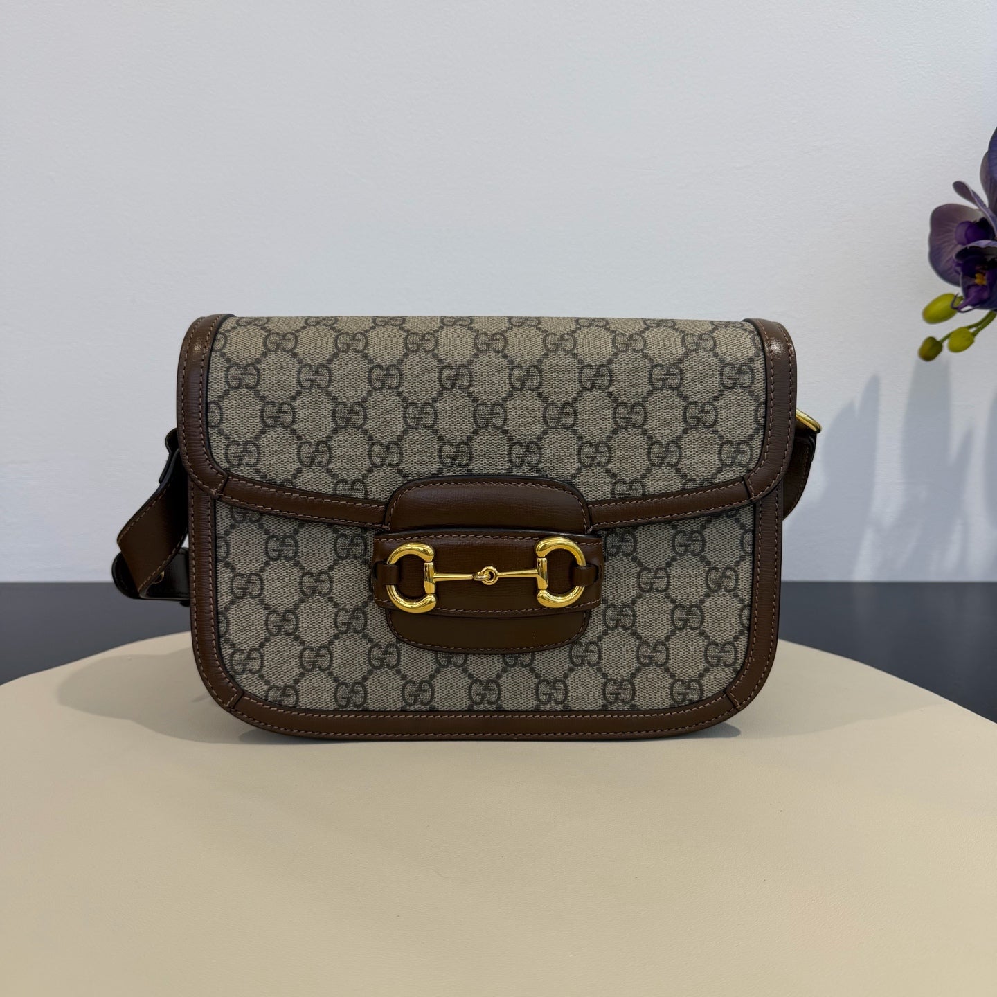 Gucci - Horsebit 1955 - Synthetic - Brown - (medium)