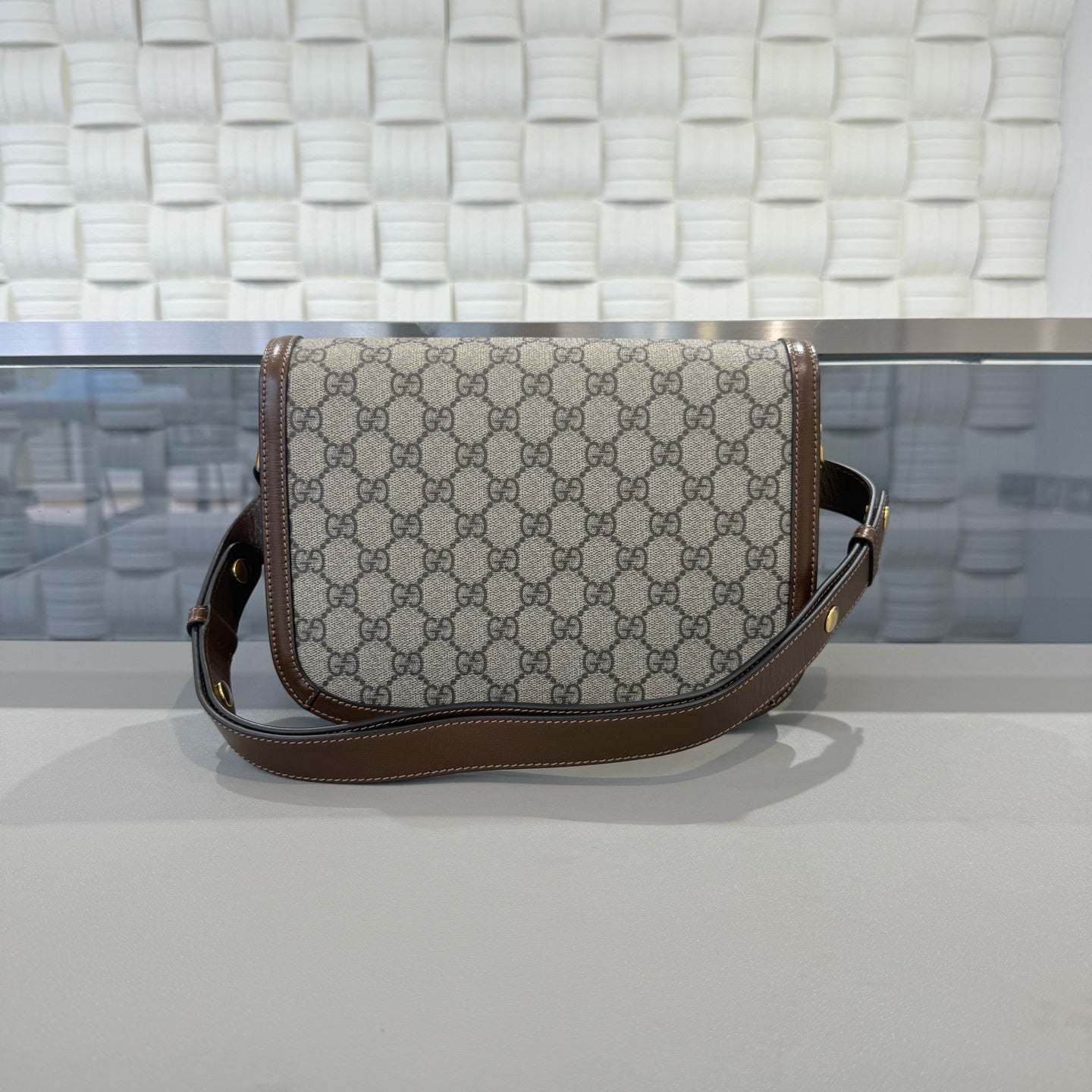 Gucci - Horsebit 1955 - Synthetic - Brown - (Medium)