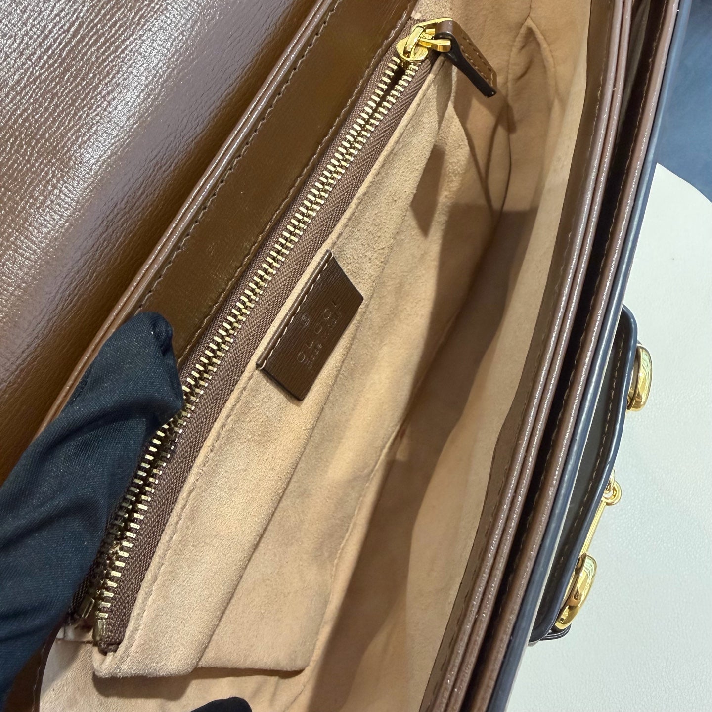 Gucci - Horsebit 1955 - Synthetic - Brown - (medium)