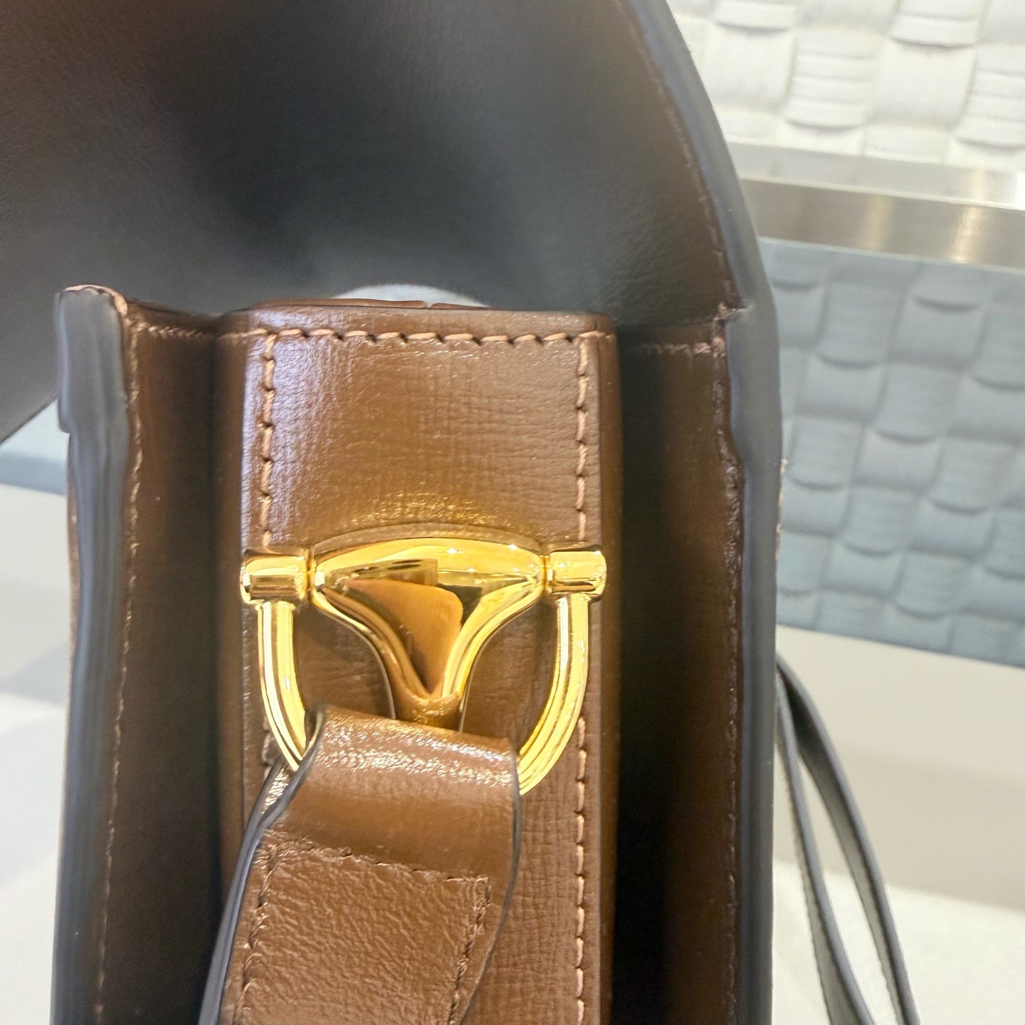 Gucci - Horsebit 1955 - Synthetic - Brown - (Medium)