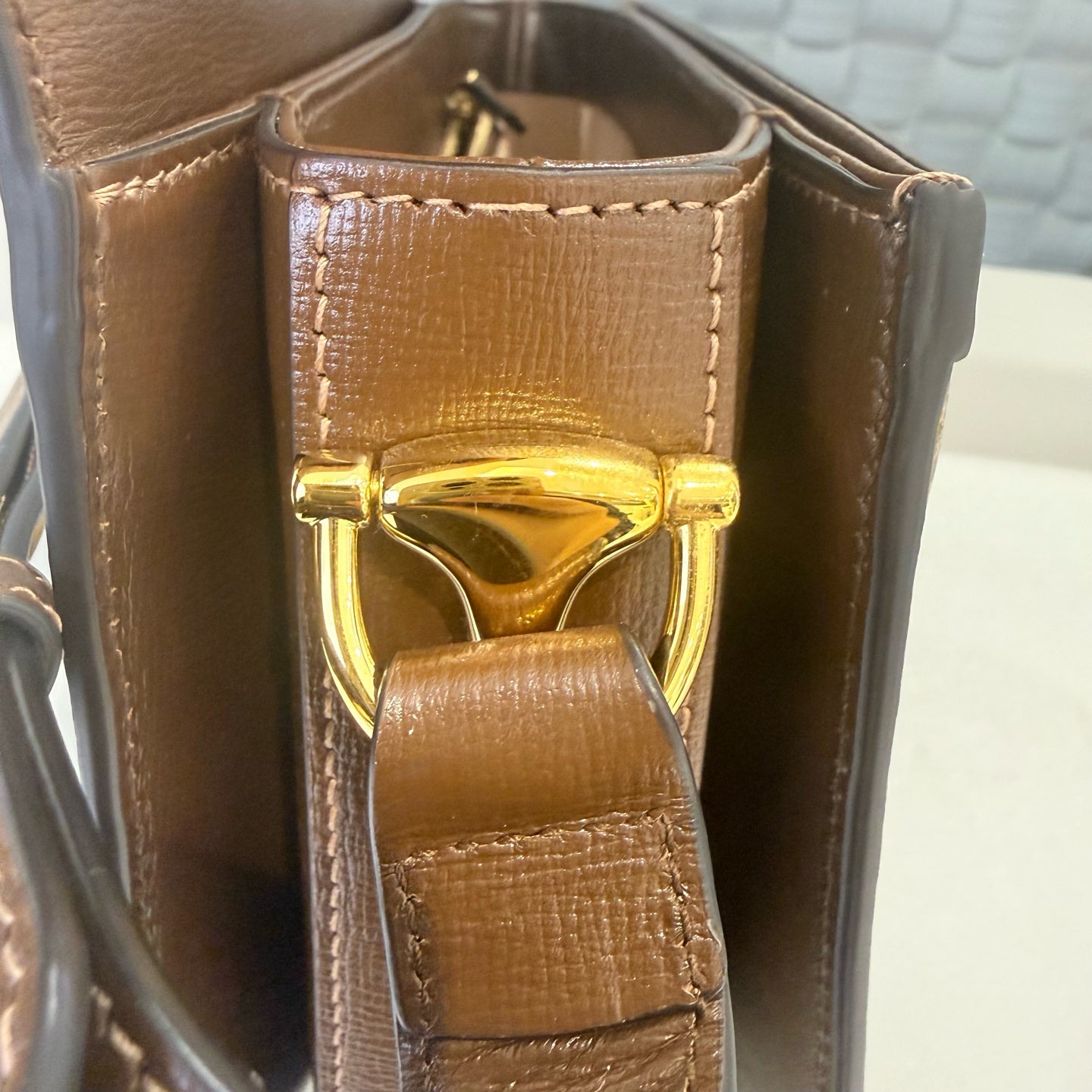 Gucci - Horsebit 1955 - Synthetic - Brown - (Medium)