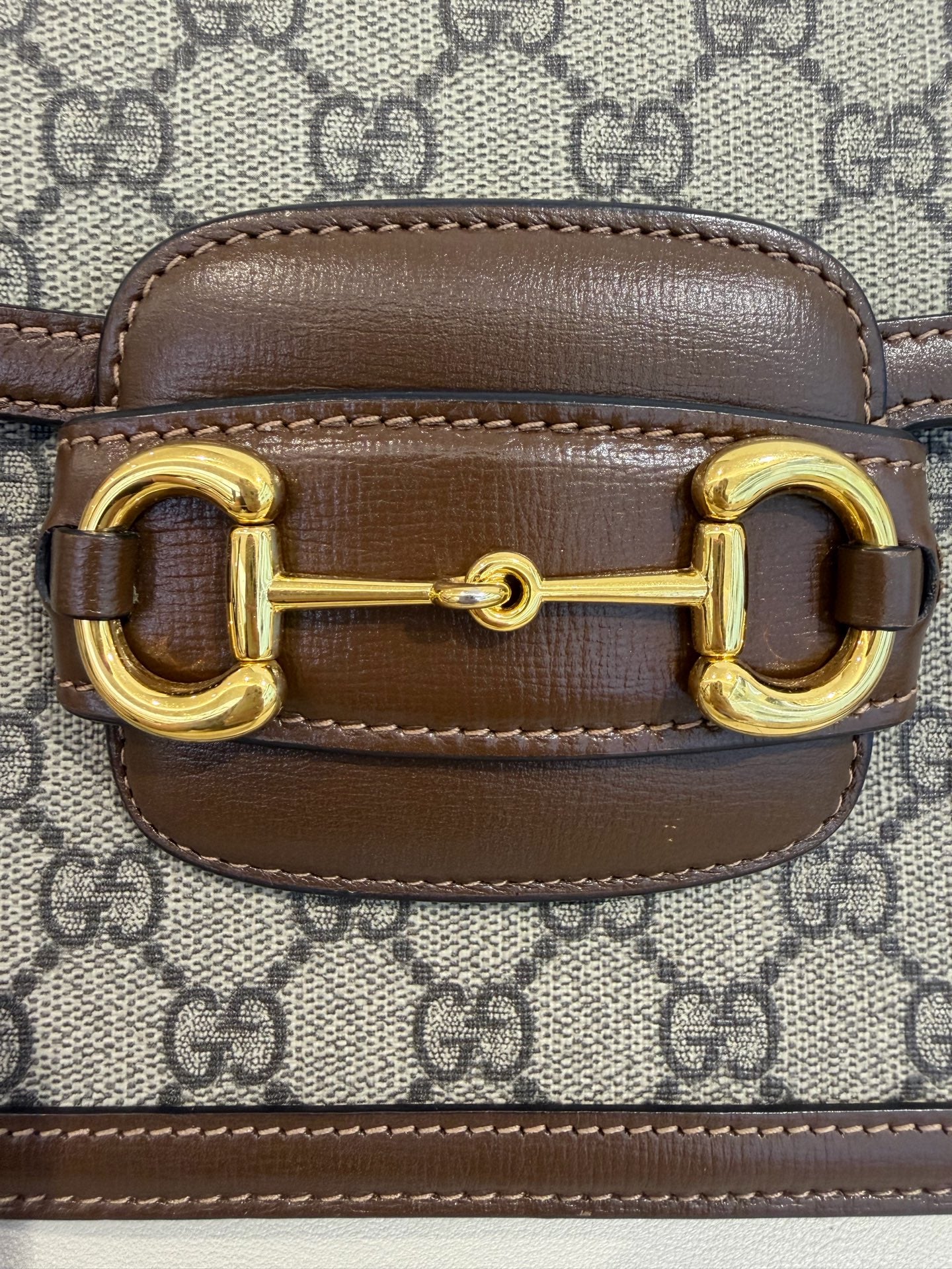Gucci - Horsebit 1955 - Synthetic - Brown - (medium)