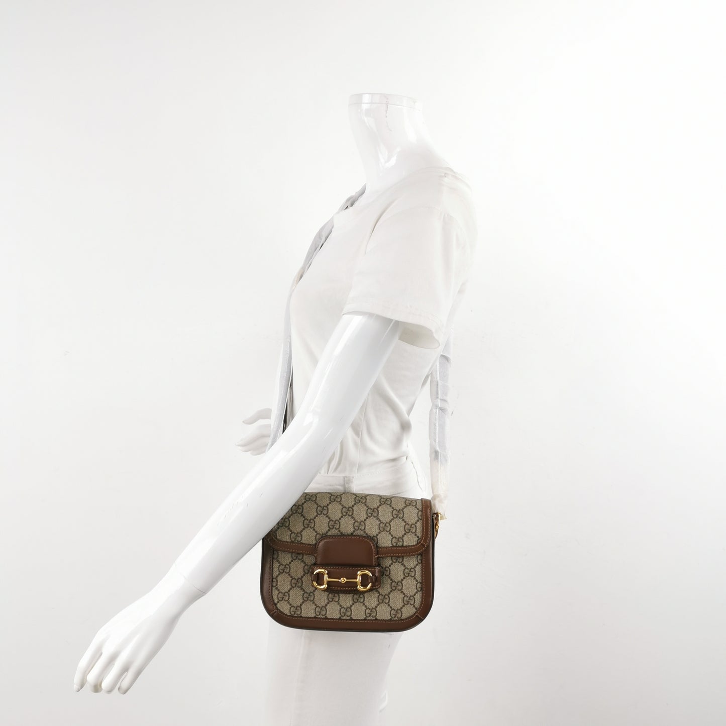 Gucci - Horsebit 1955 - Synthetic - Brown - (mini)