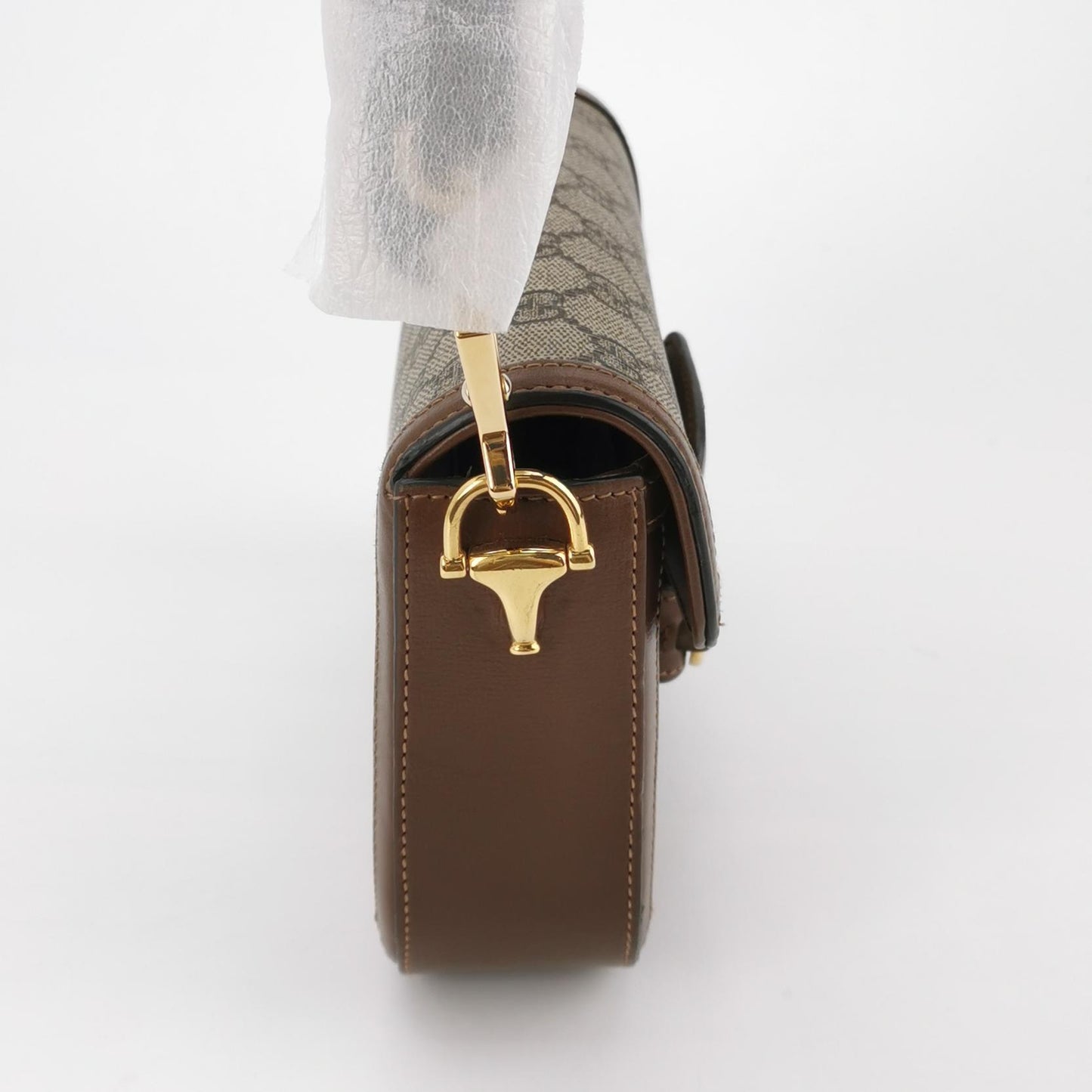Gucci - Horsebit 1955 - Synthetic - Brown - (mini)
