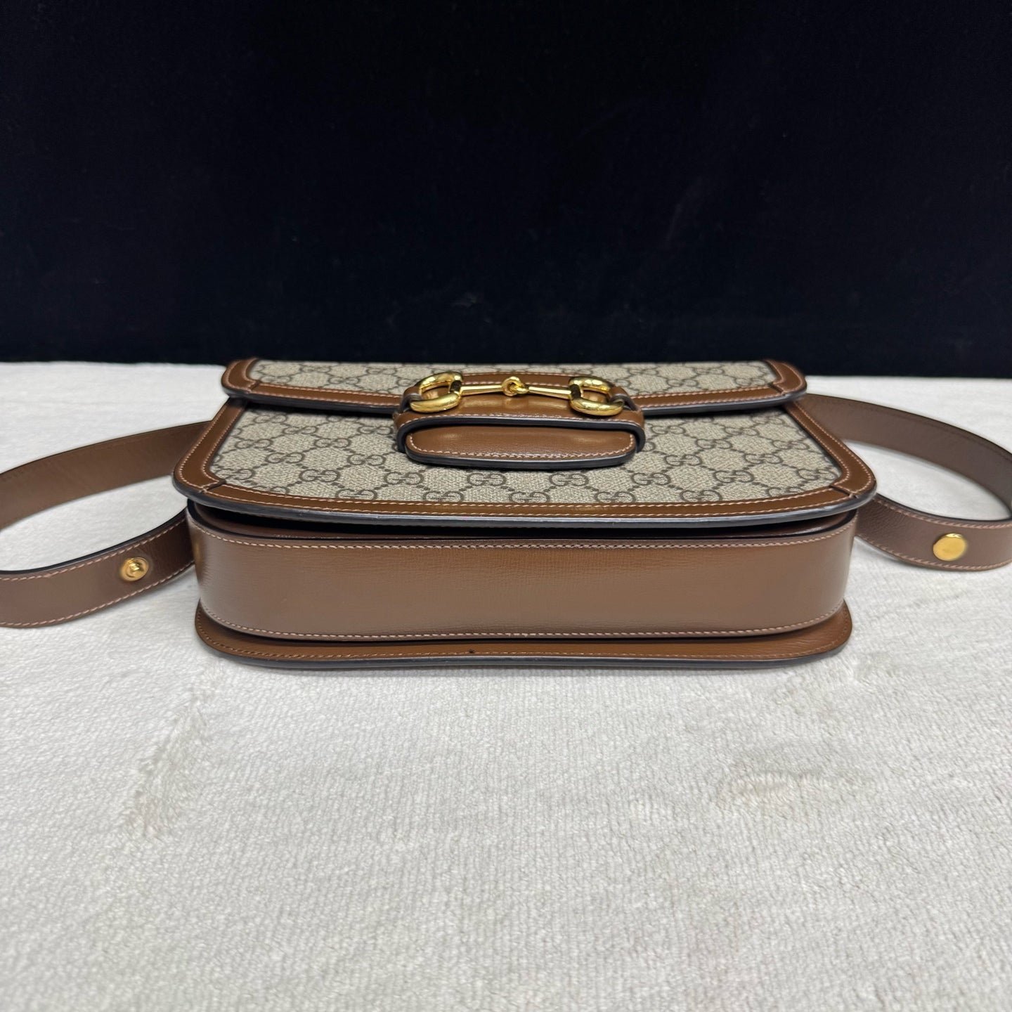 Gucci - Horsebit 1955 - Synthetic - Brown - (small)