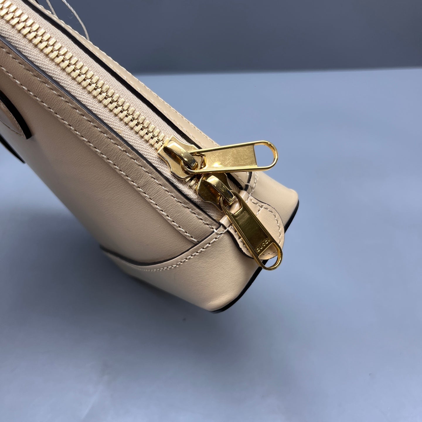 Gucci - Horsebit 1955 Top Handle Bag - Leather - Beige - (small)