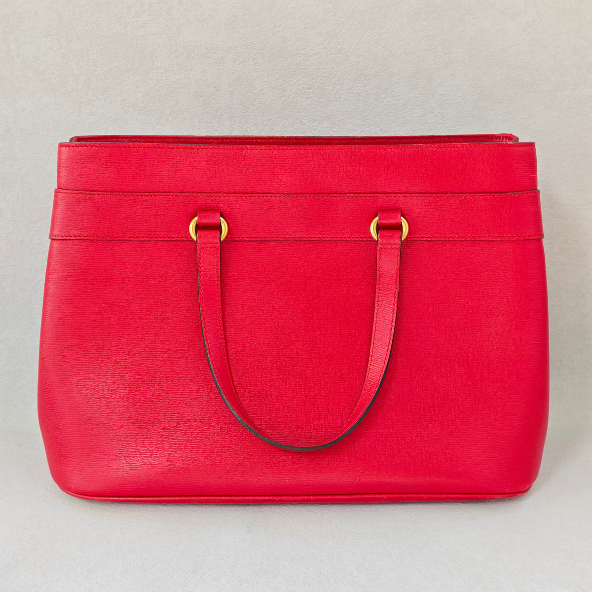 Gucci - Horsebit Large - Leather - Red - (large)