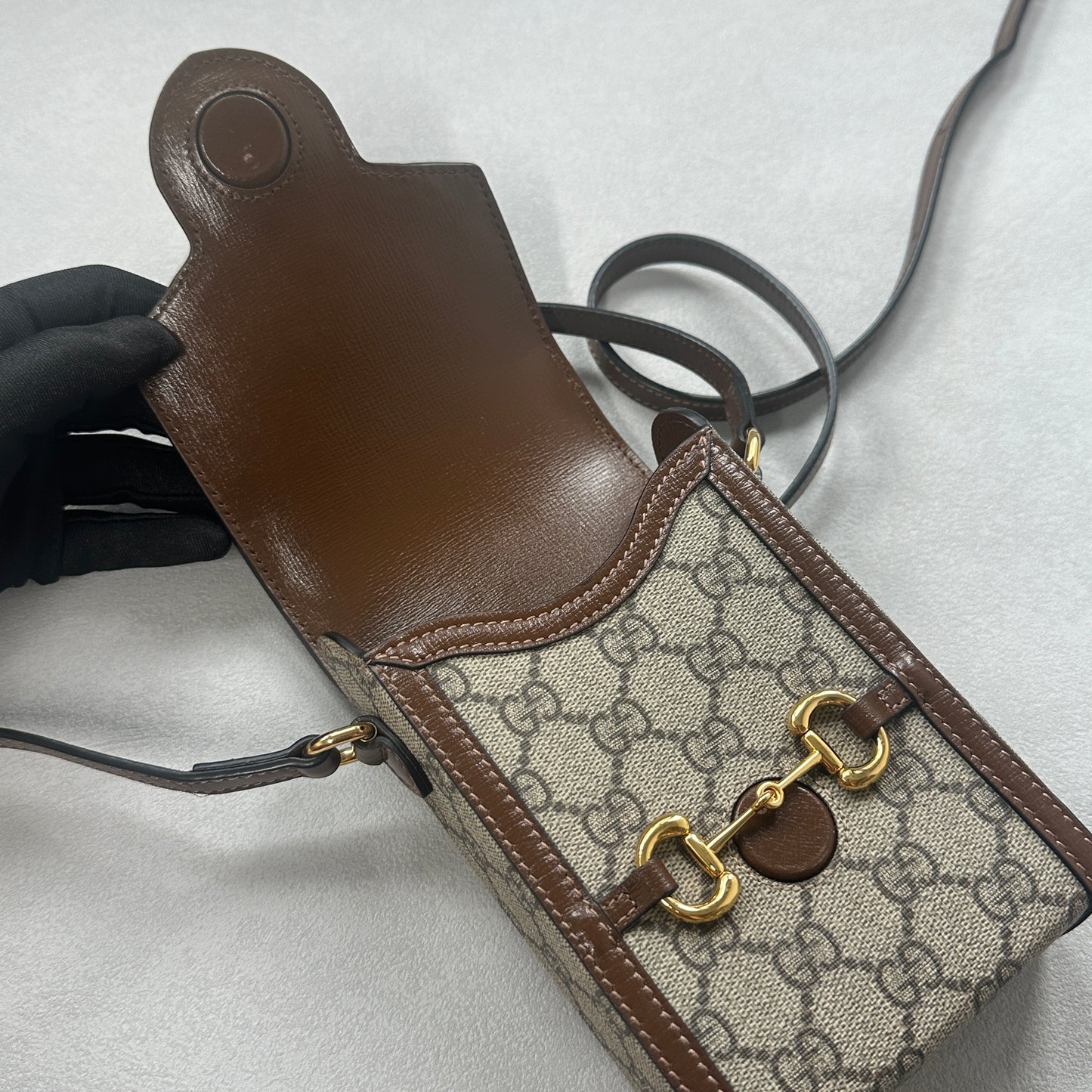 Gucci - Horsebit - Leather - Brown - (mini)