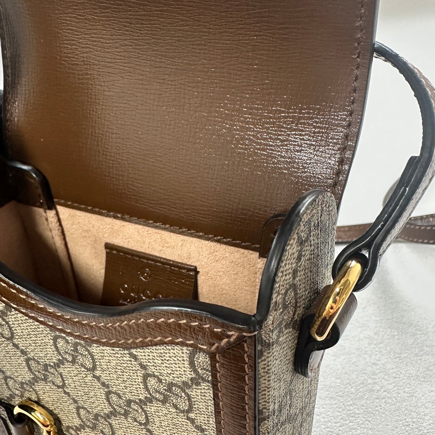 Gucci - Horsebit - Leather - Brown - (mini)