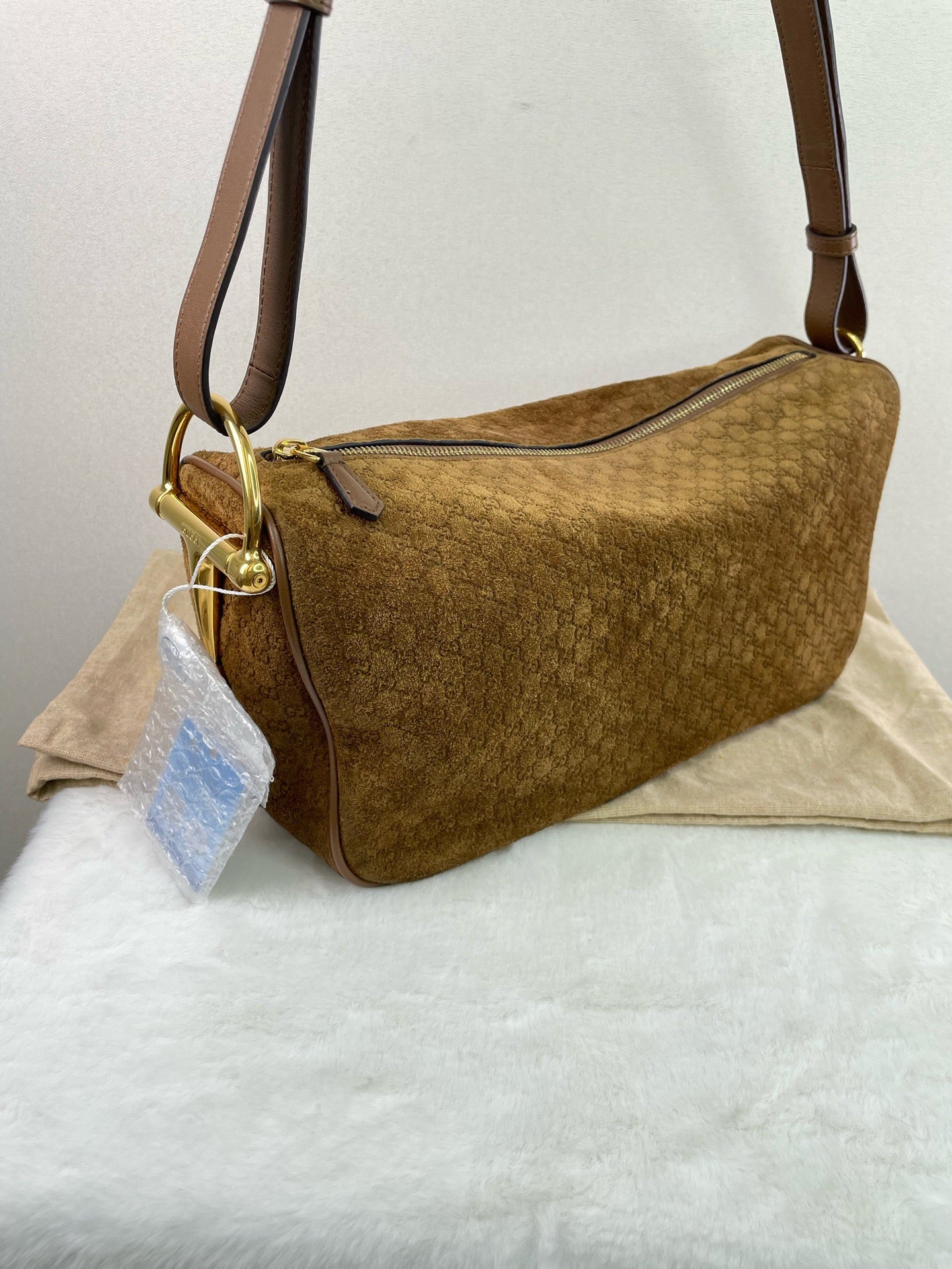 Gucci - Horsebit - Suede - Brown - (Medium)