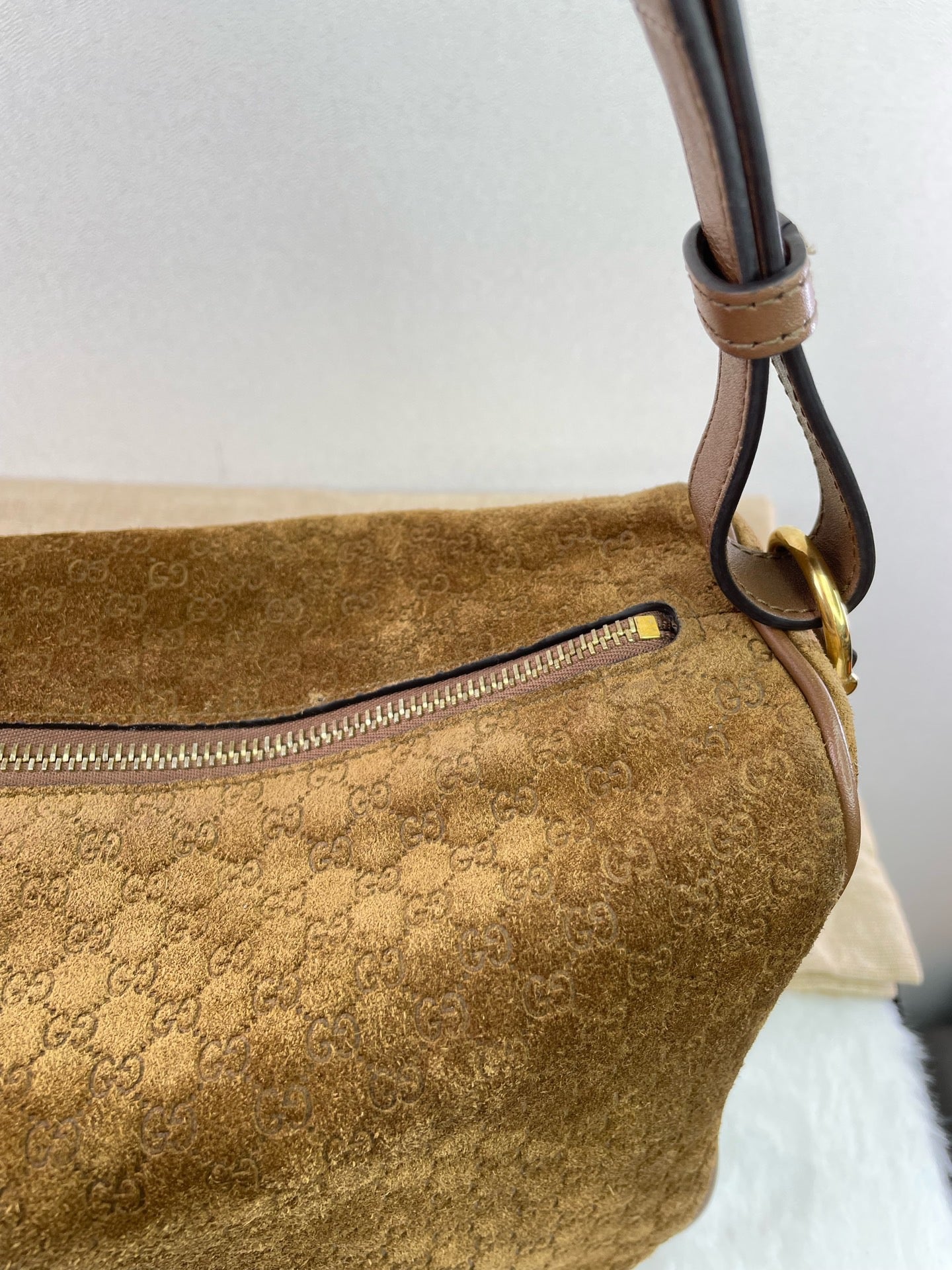 Gucci - Horsebit - Suede - Brown - (Medium)