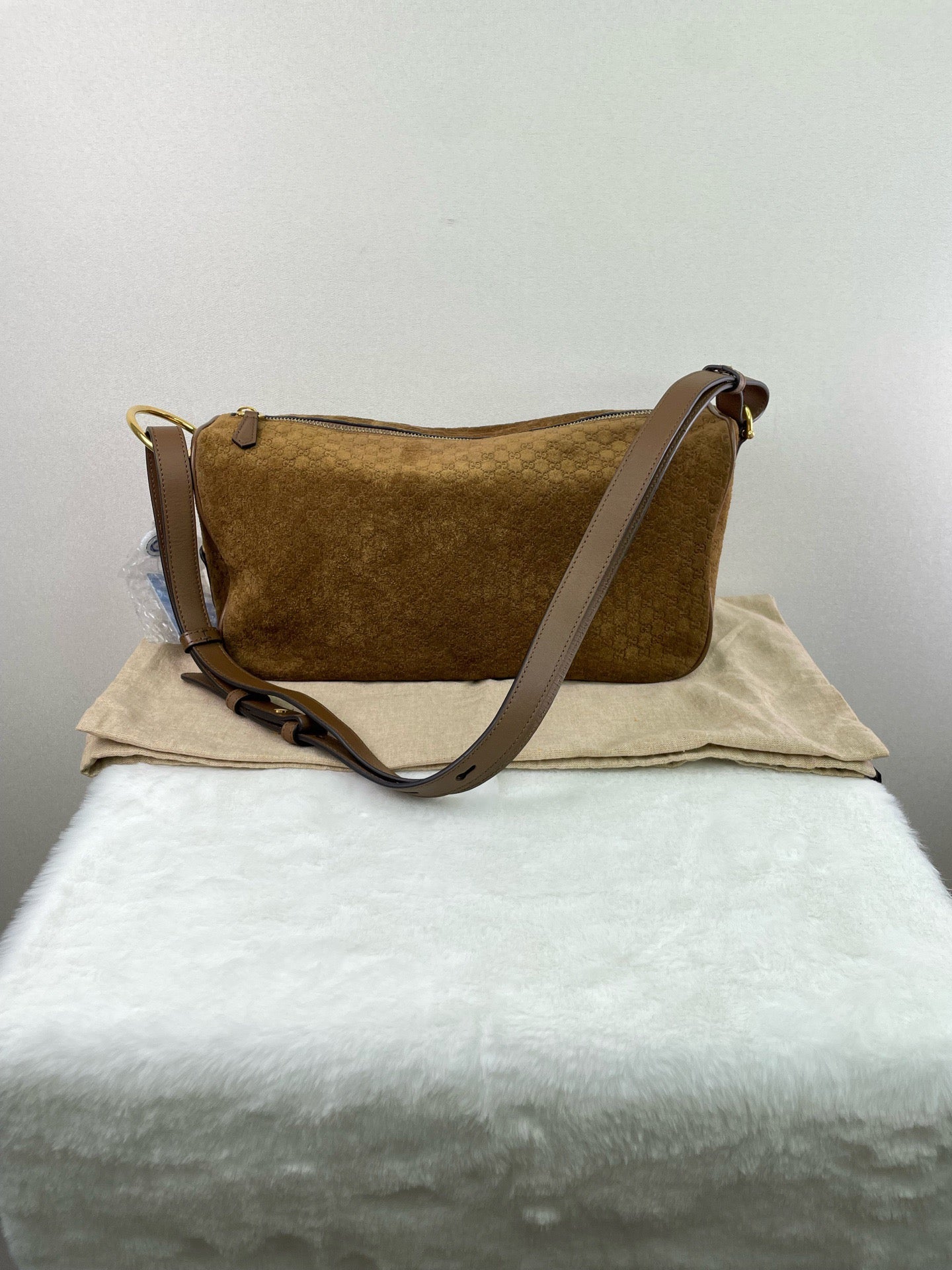 Gucci - Horsebit - Suede - Brown - (Medium)