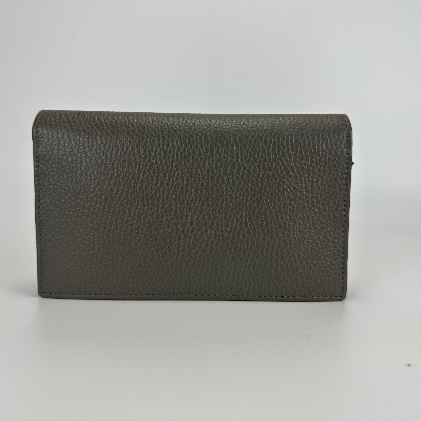 Gucci - Interlocking G Chain Wallet - Leather - Grey - (mini)