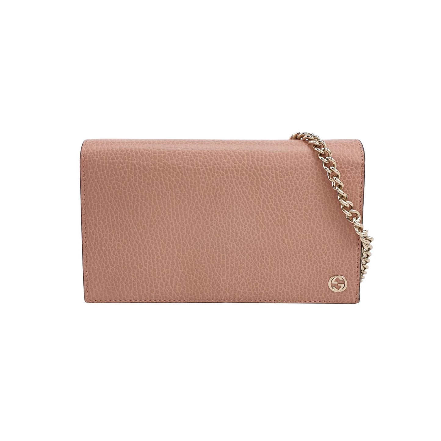 Gucci - Interlocking G Chain Wallet - Leather - Pink - (mini)