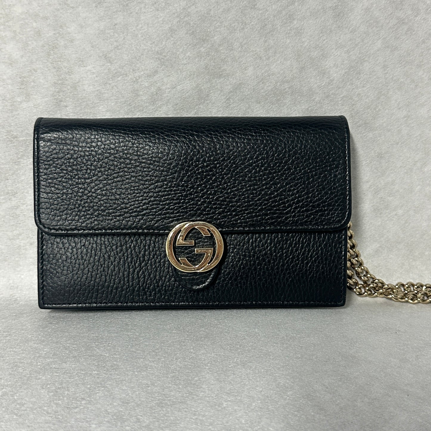 Gucci - Interlocking G - Leather - Black - (mini)
