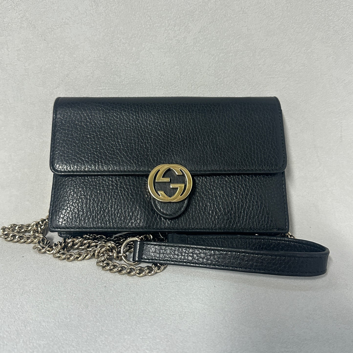 Gucci - Interlocking G - Leather - Black - (mini)