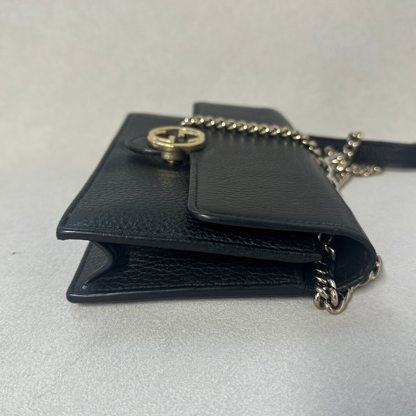 Gucci - Interlocking G - Leather - Black - (mini)