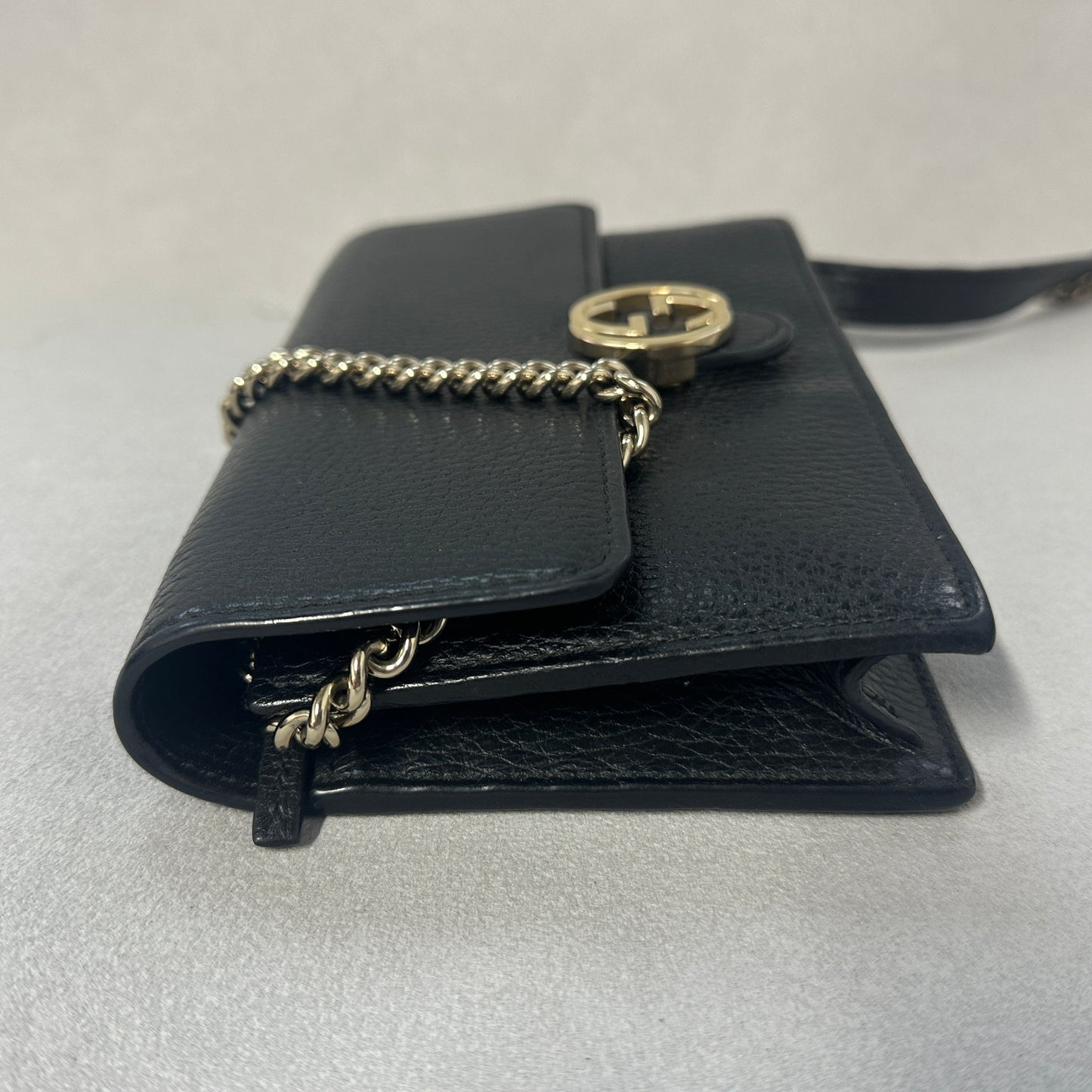 Gucci - Interlocking G - Leather - Black - (mini)