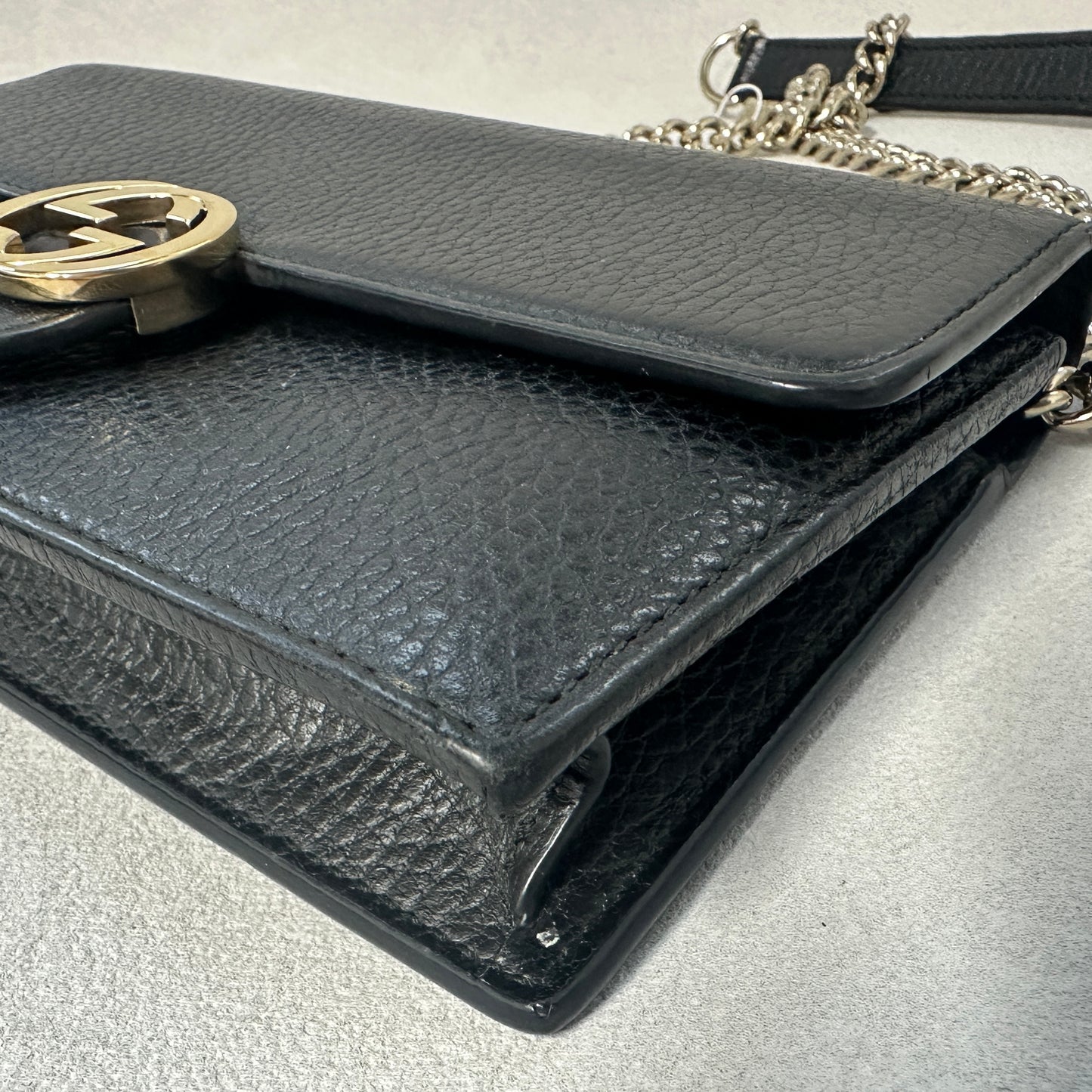 Gucci - Interlocking G - Leather - Black - (mini)