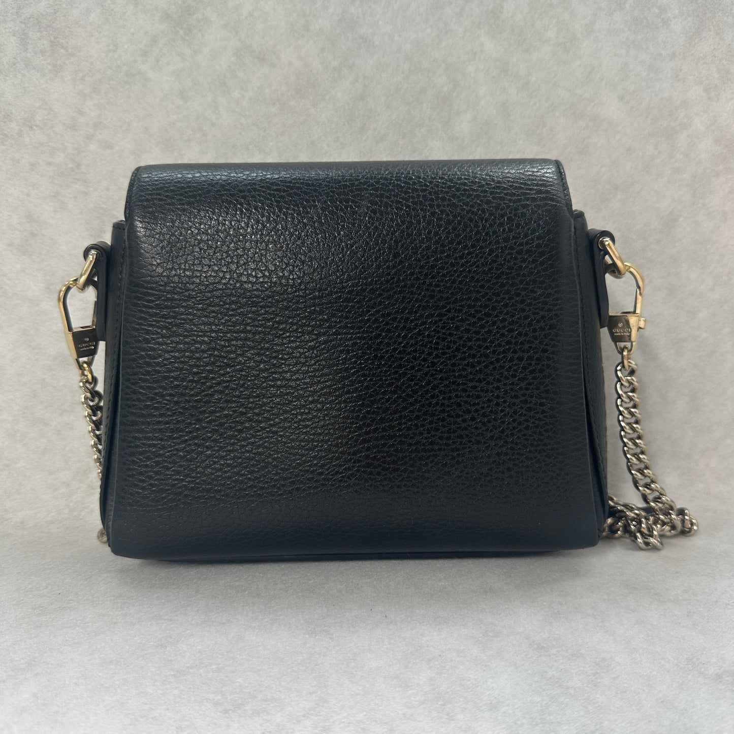 Gucci - Interlocking G - Leather - Black - (small)
