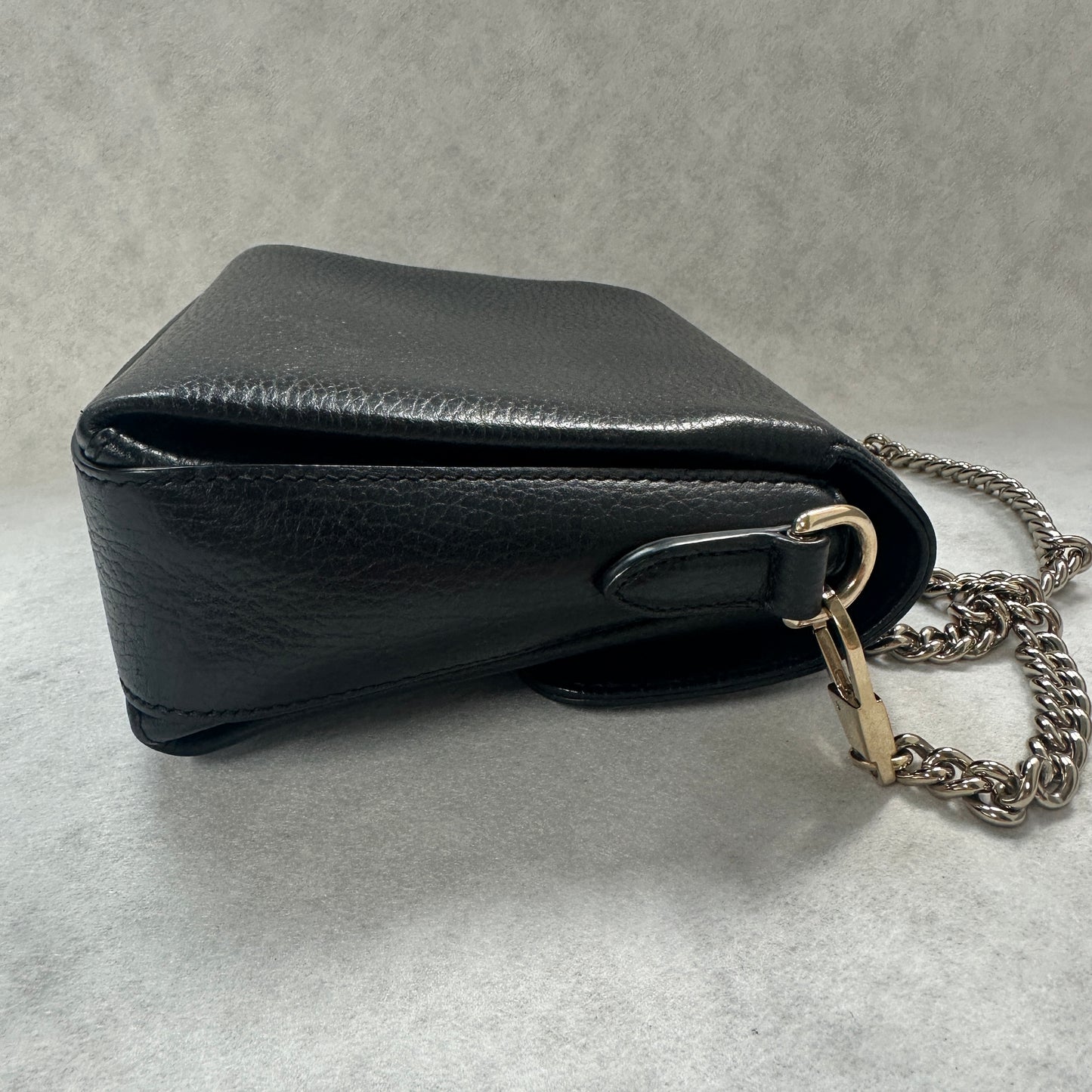 Gucci - Interlocking G - Leather - Black - (small)