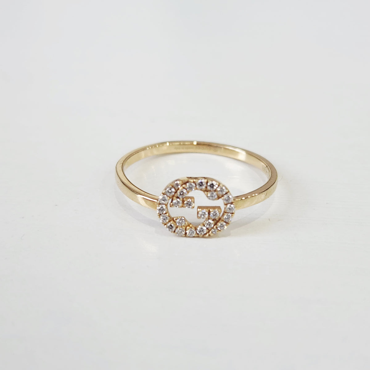 Gucci - Interlocking G - Yellow gold - Gold - (55)