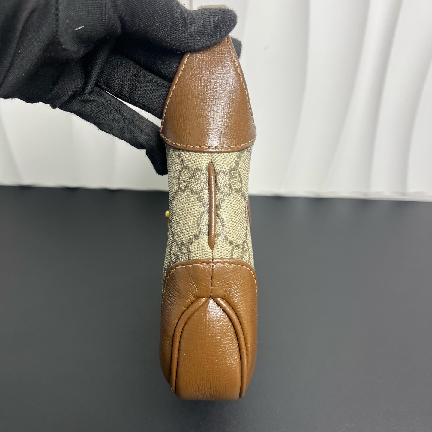 Gucci Jackie 1961 Coated canvas, Leather Brown - view 4