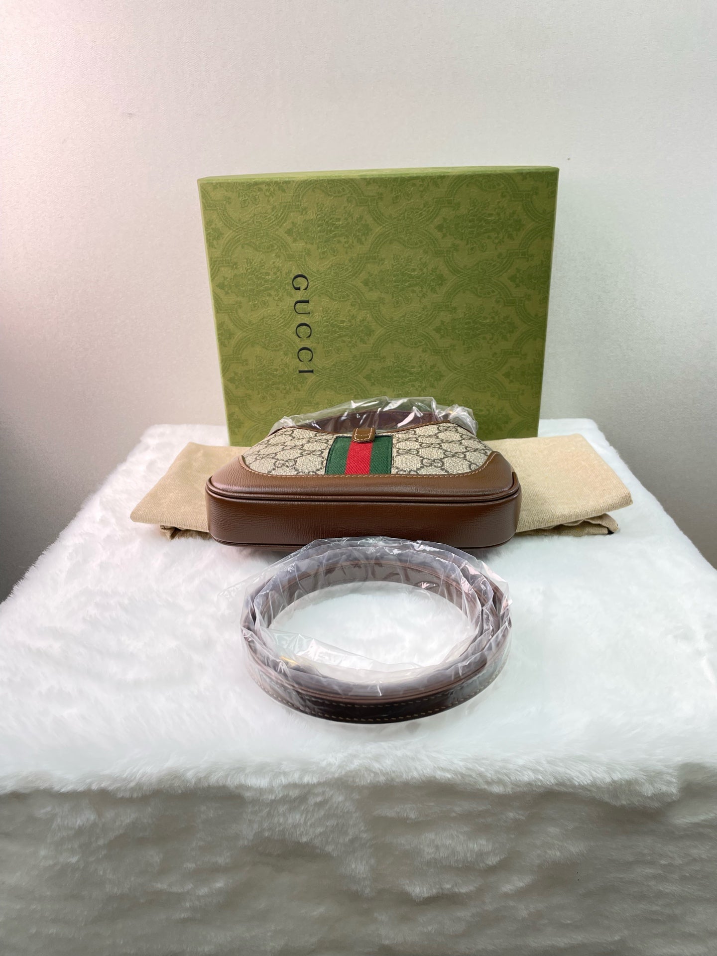 Gucci - Jackie 1961 - Cloth - Beige - (mini)